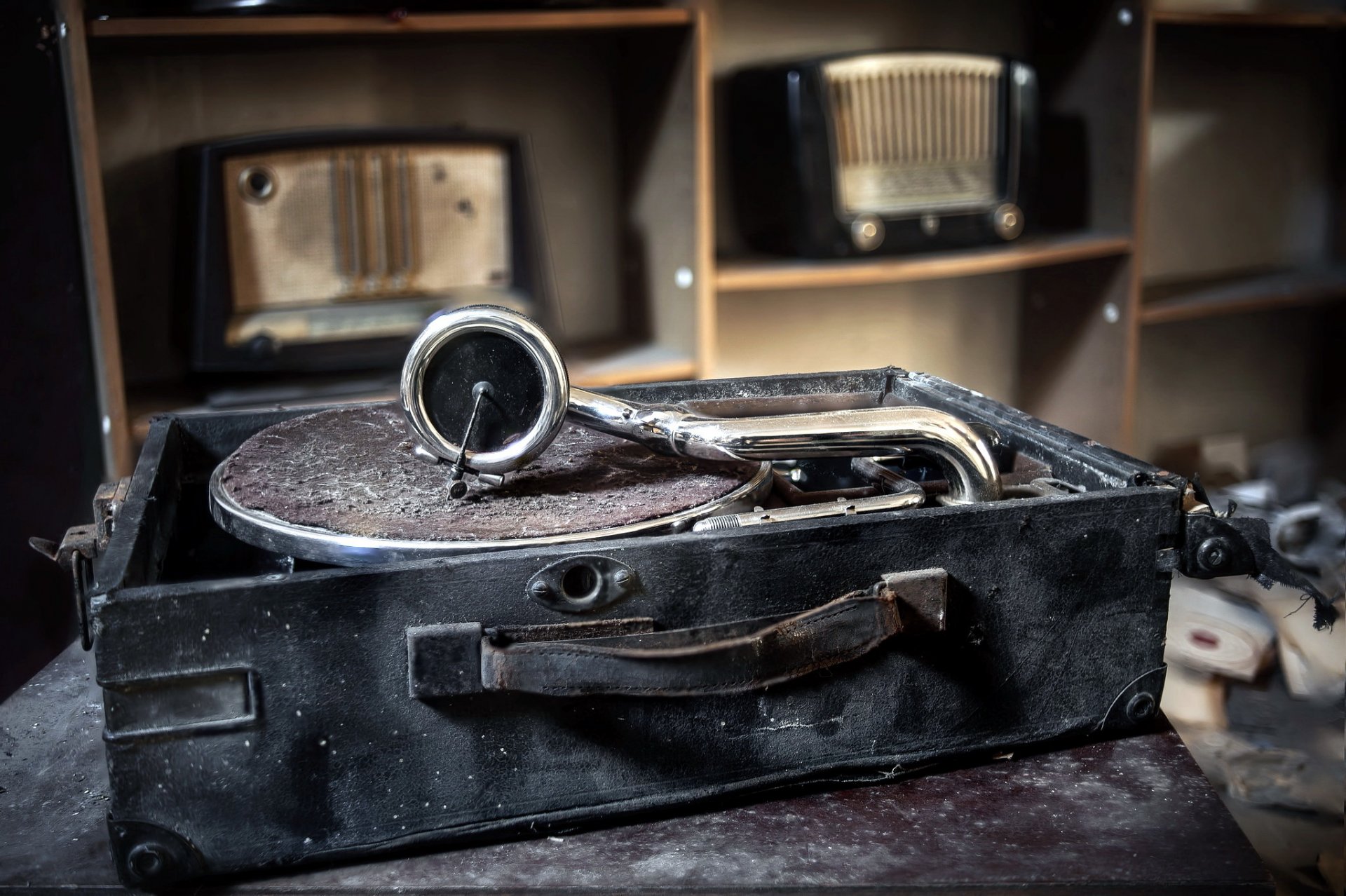 giradischi sfondo musica