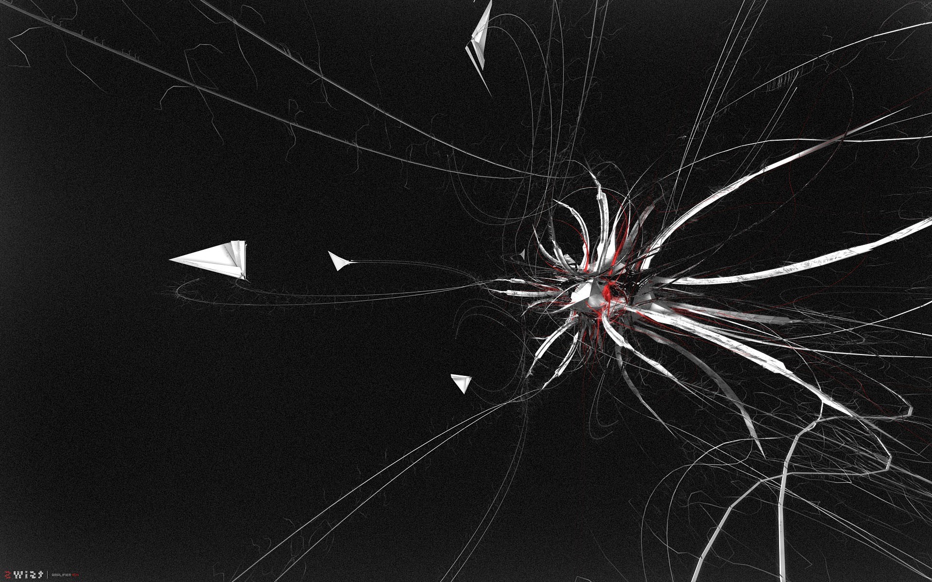 amplifier404 3d cinema 4d astratto minimo aeroplano di trance