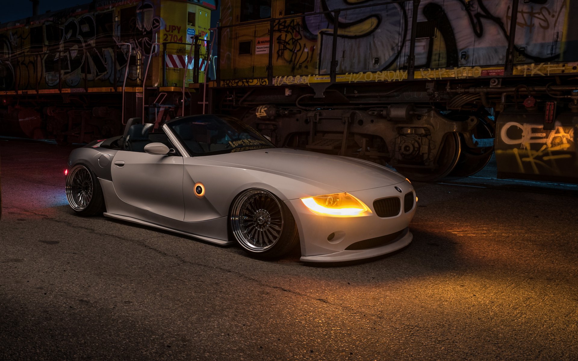 bmw z4 auto messa a punto posizione notte