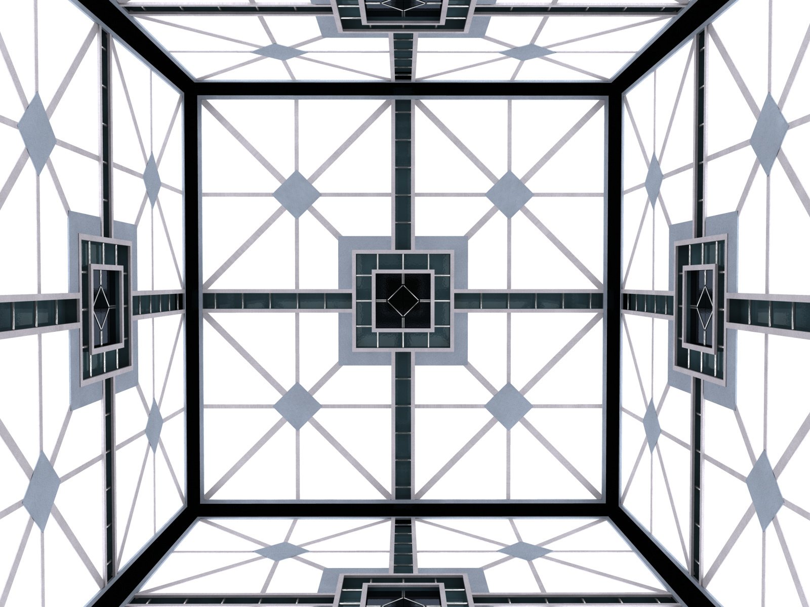 ipercubo cubo camera trappola bianco luce