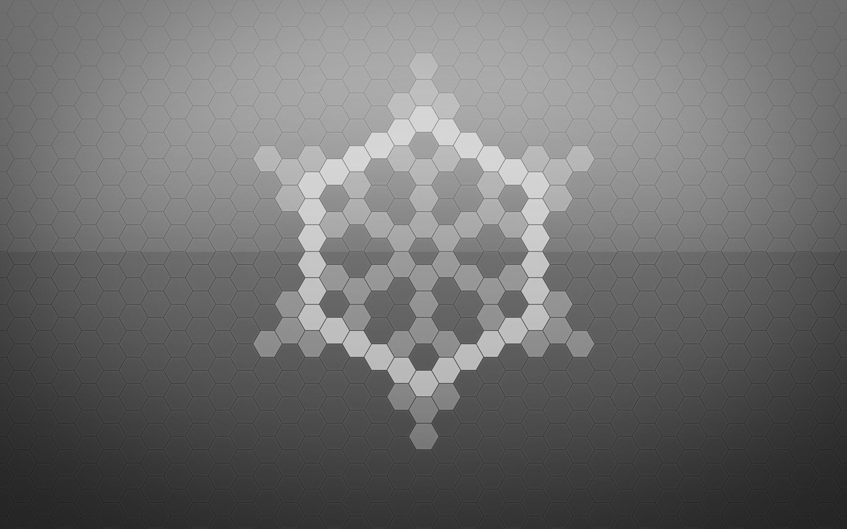 modello di api minimalismo fiocco di neve grigio a nido d ape mosaico grigio