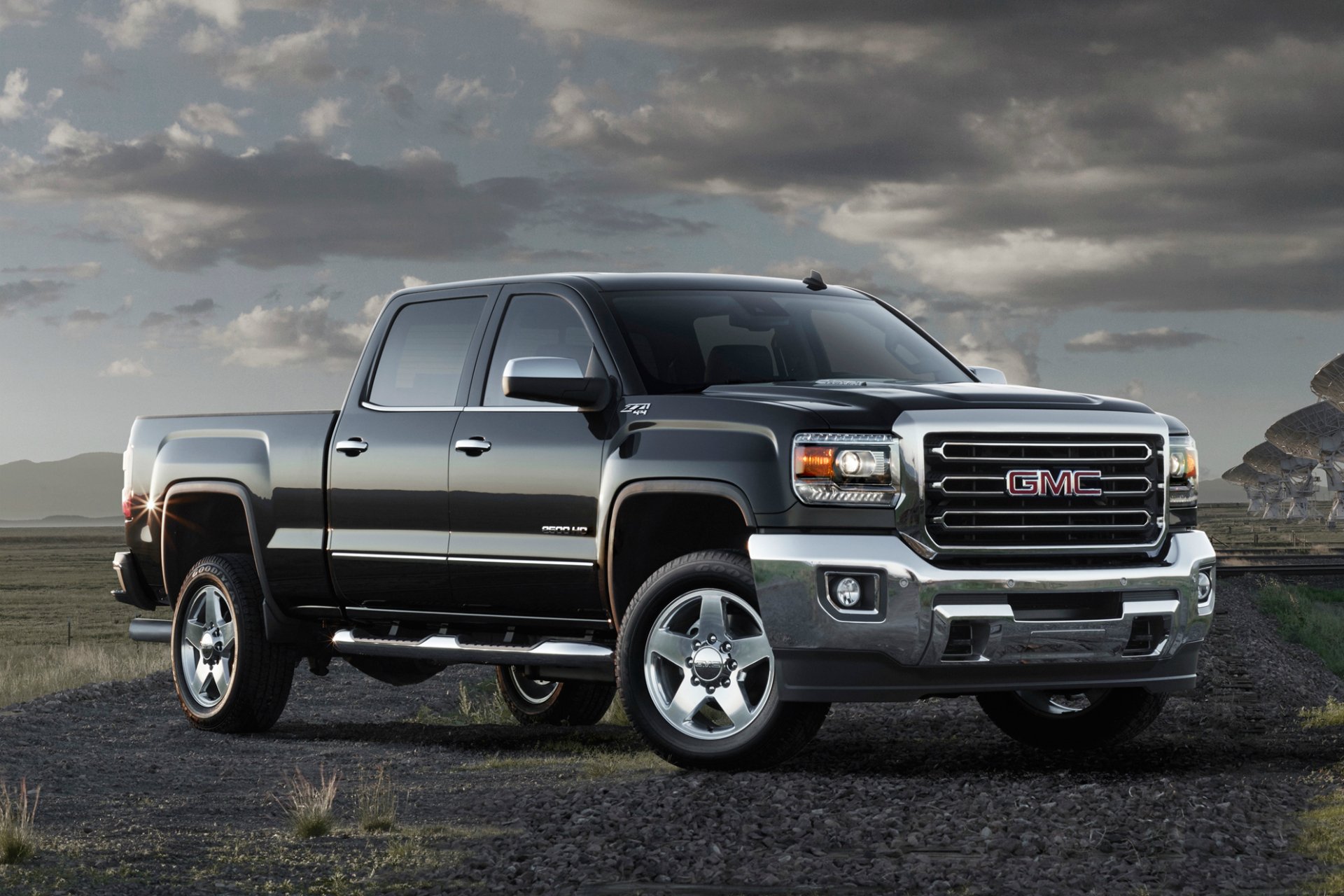 gmc sierra 2500hd pickup nero