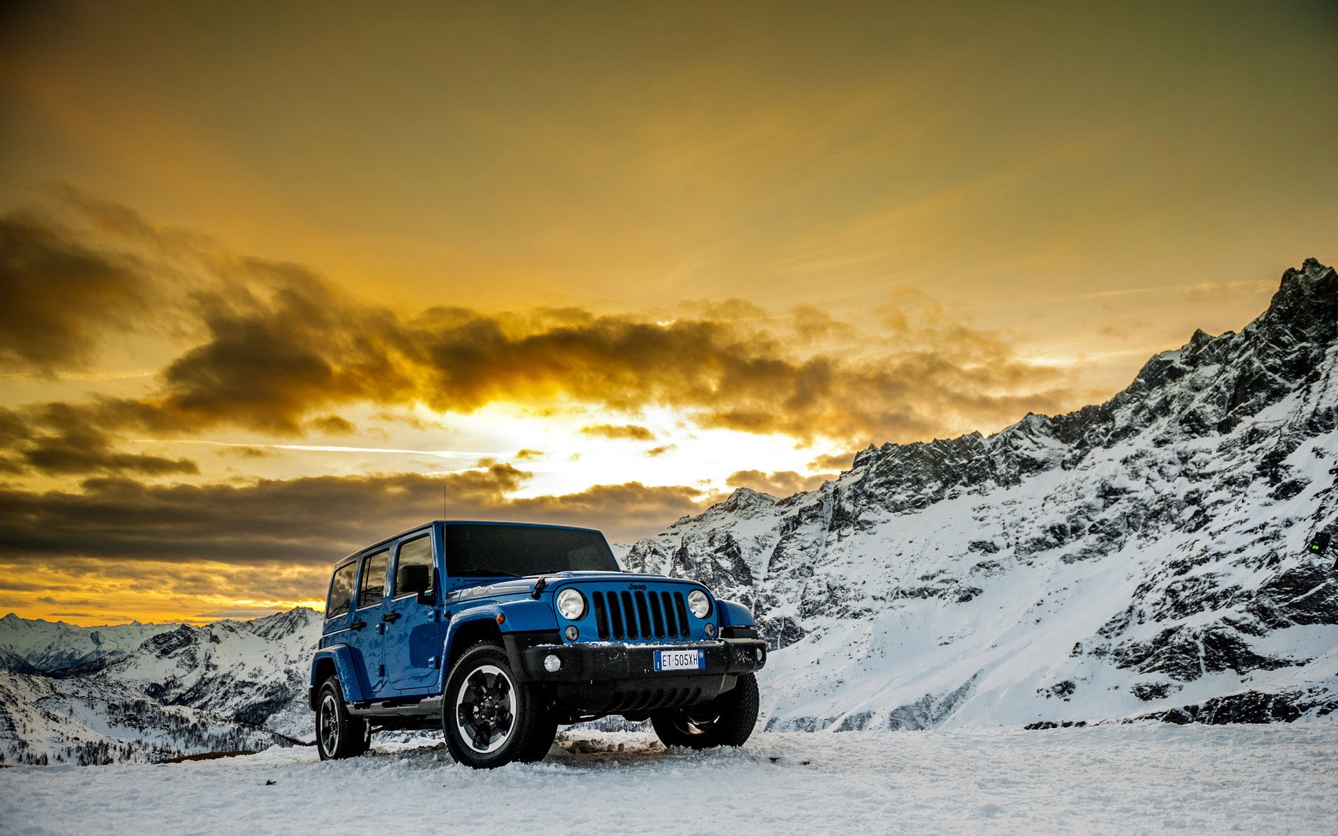 jeep wrangler polar macchina auto auto montagna neve