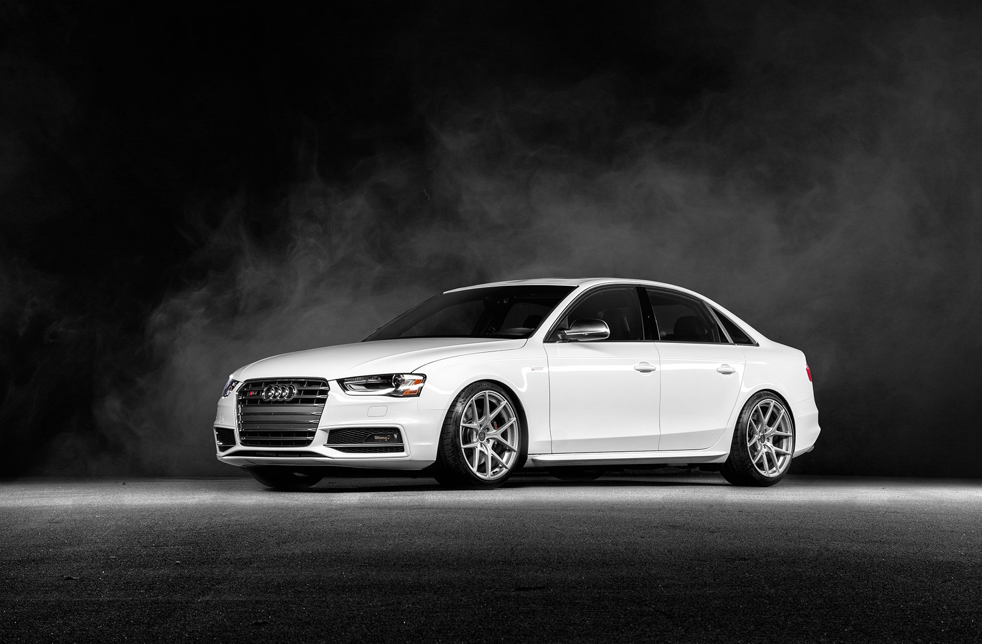audi s4 vorsteiner bianco anteriore