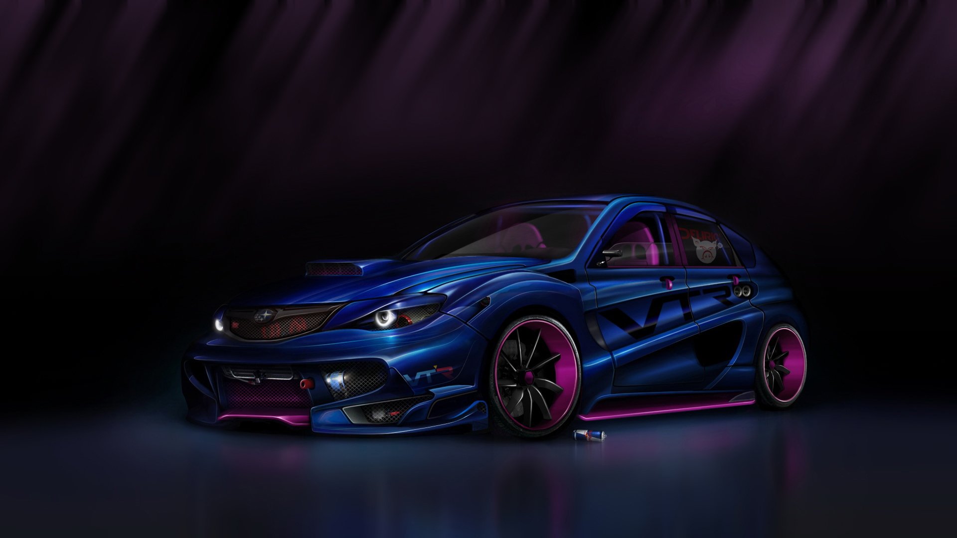 ubaru impreza auto tuning disegno