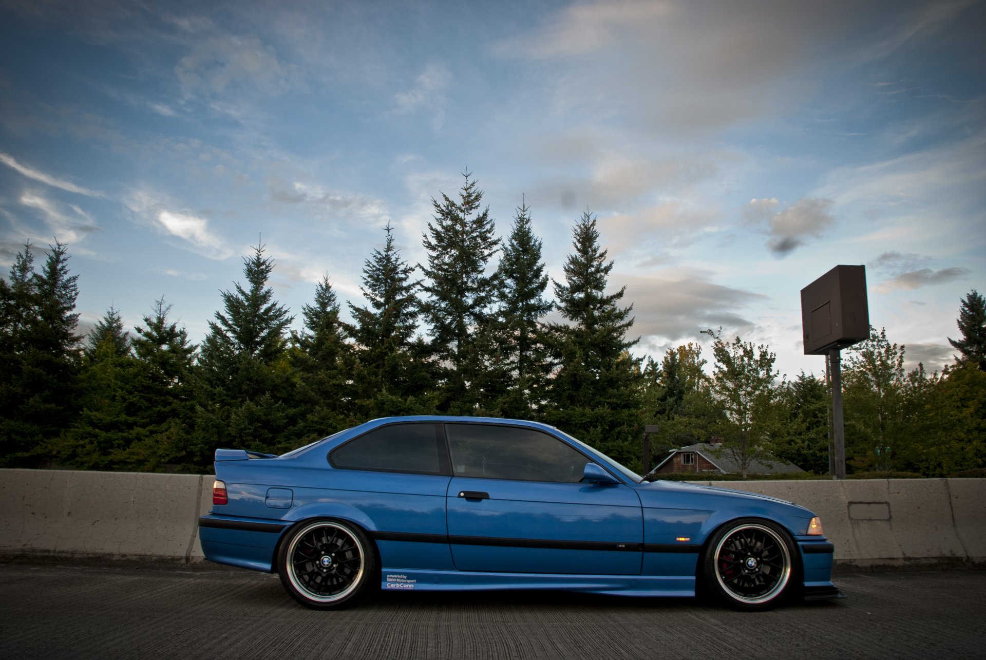 bmw e36 blu m3 tuning bmw blu profilo