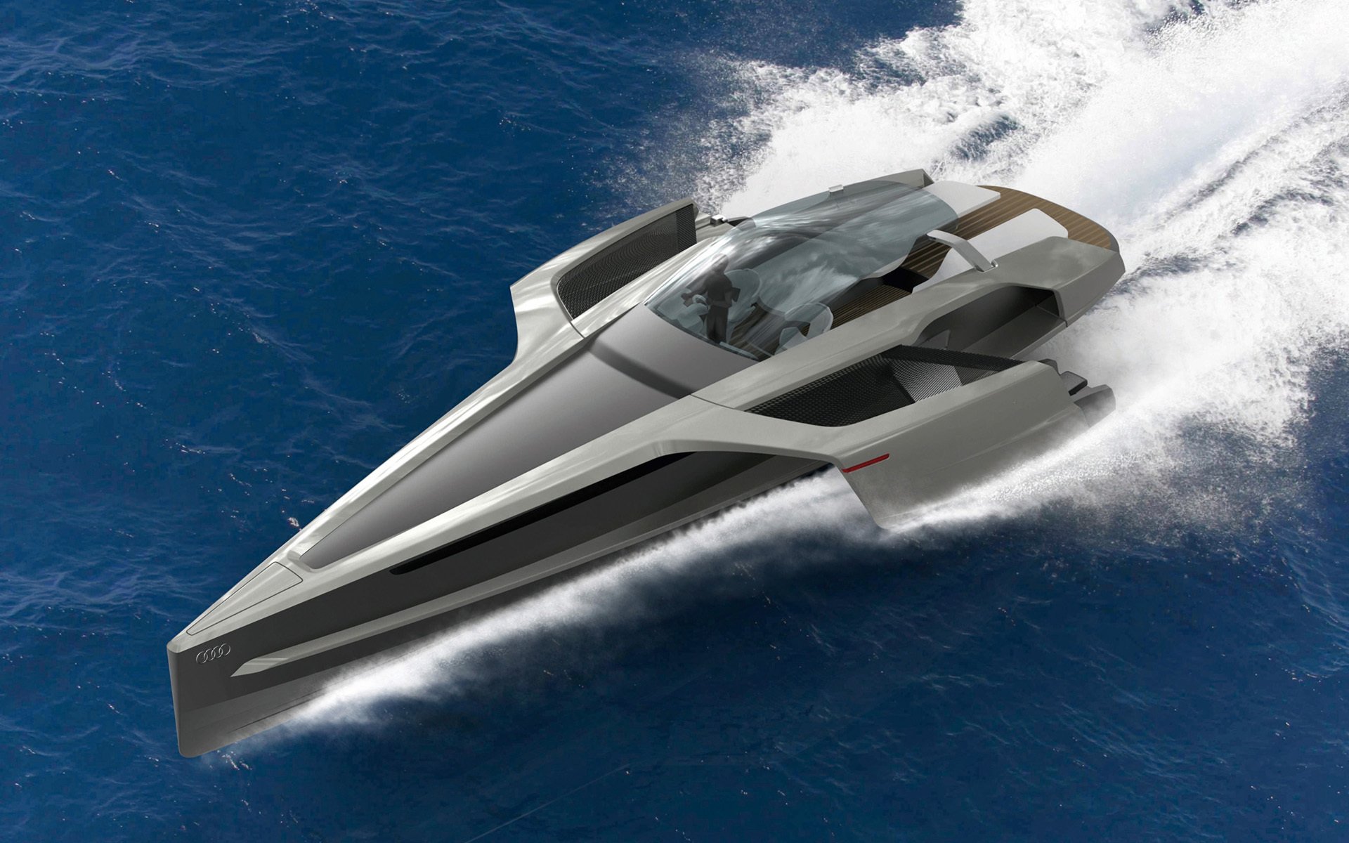 audi trimarano concetto di design audi yacht concetto acqua
