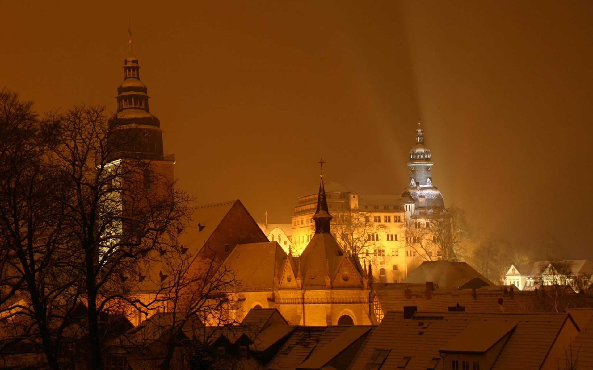 castello vacanza inverno vista