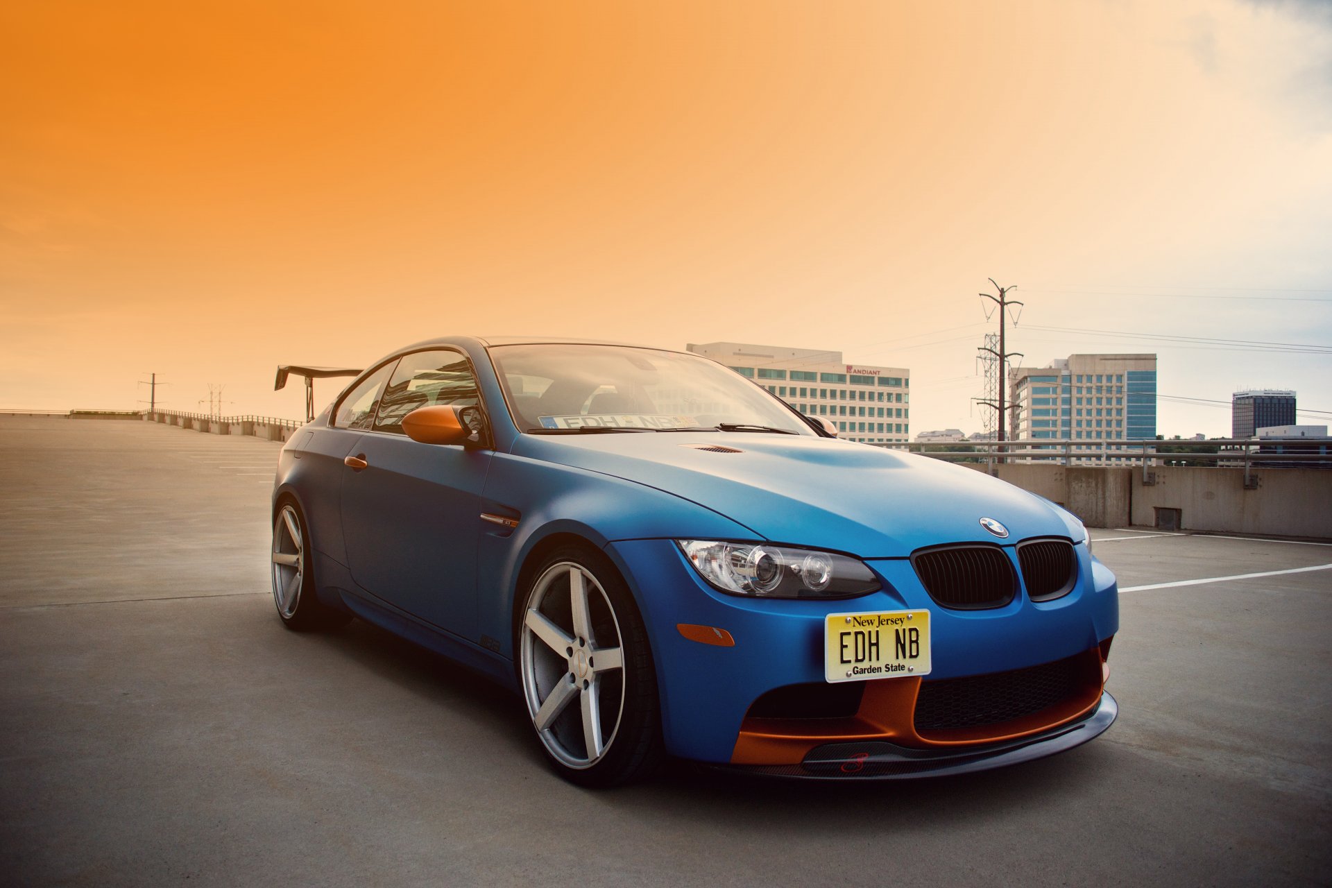 bmw e92 m3 messa a punto blu