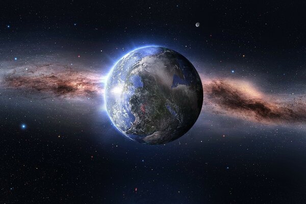 Spazio lontano infinito e sereno