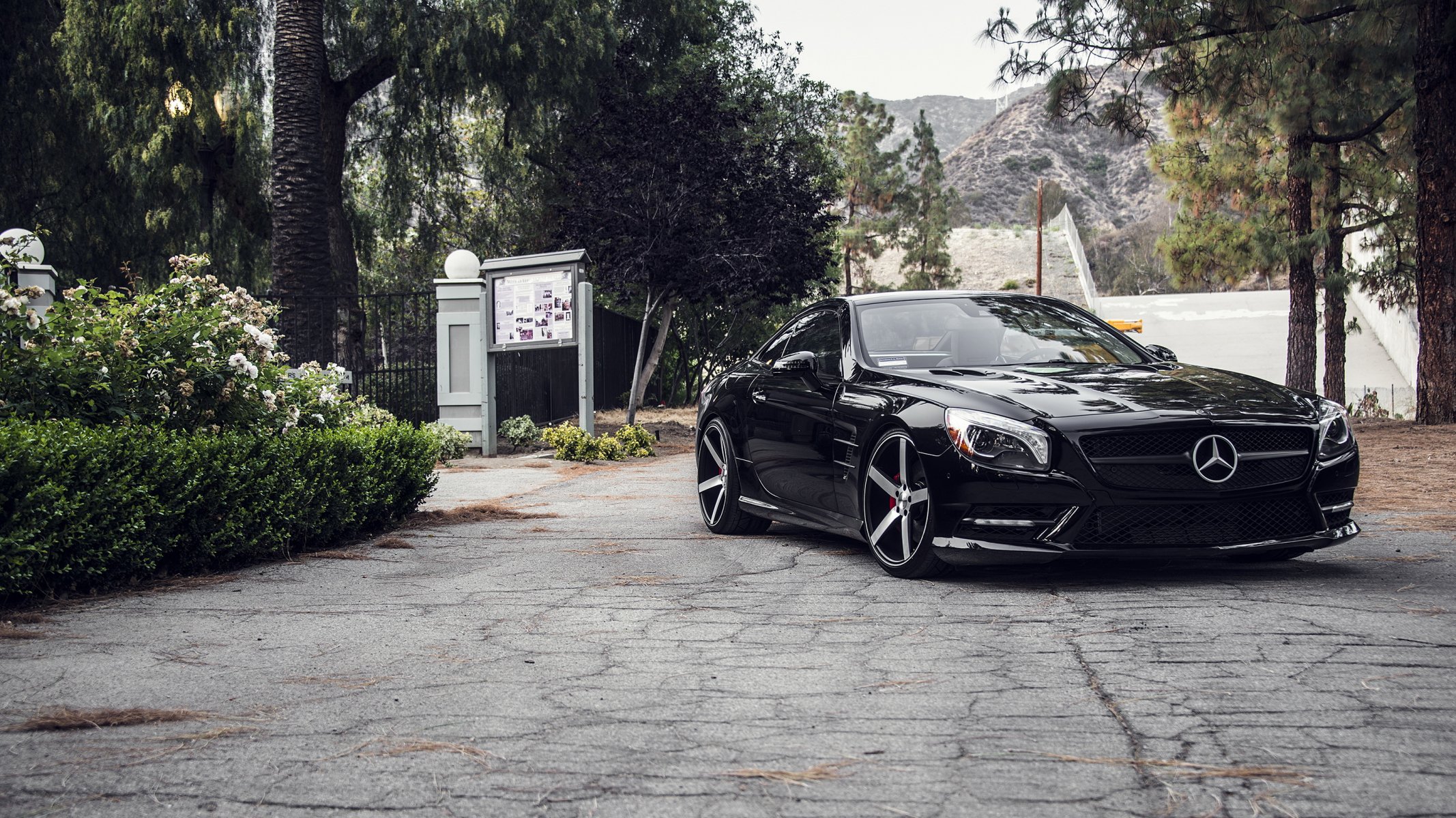 mercedes sl vossen cv3