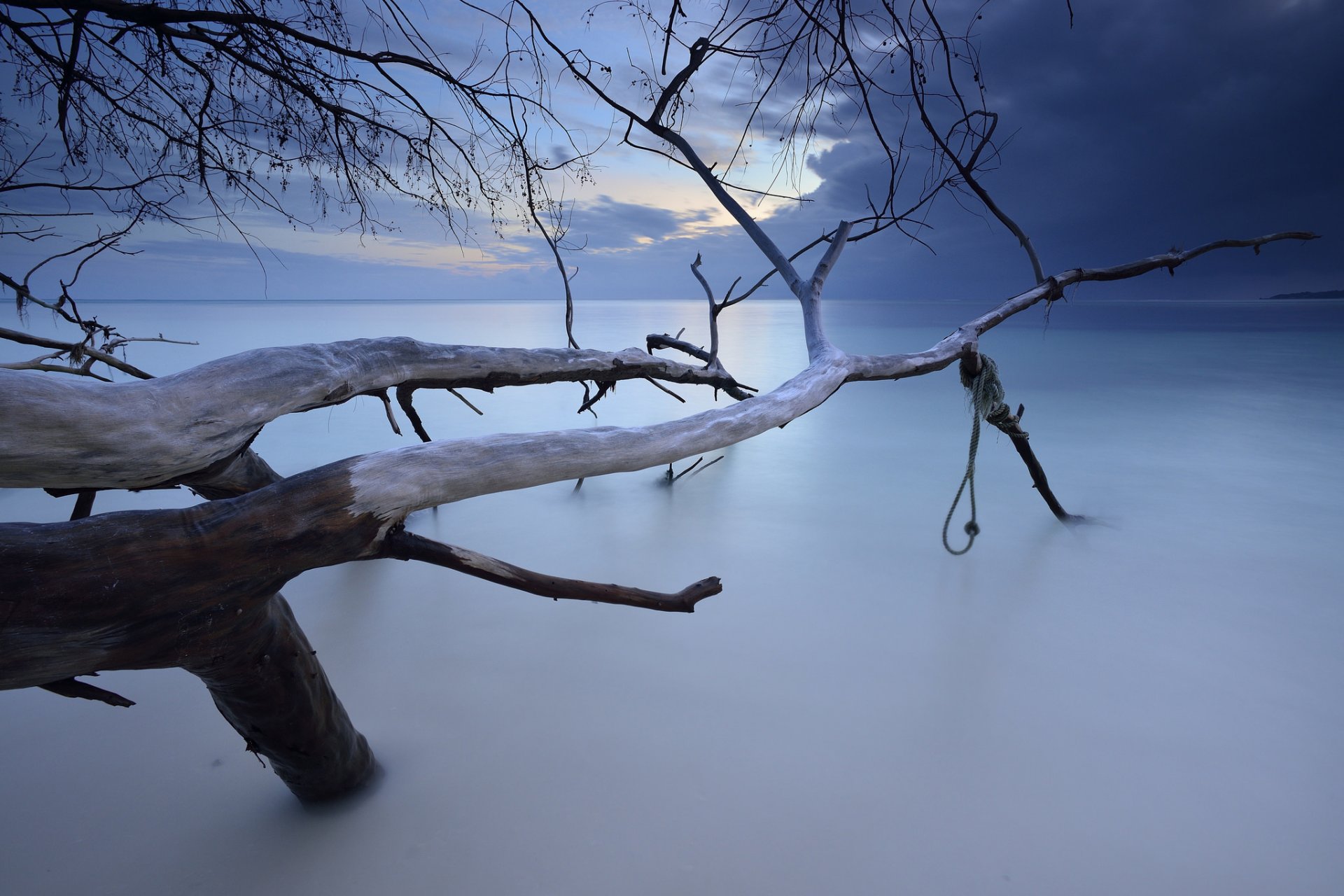 arcipelago delle seychelles isola di praslin oceano spiaggia nuvole alberi