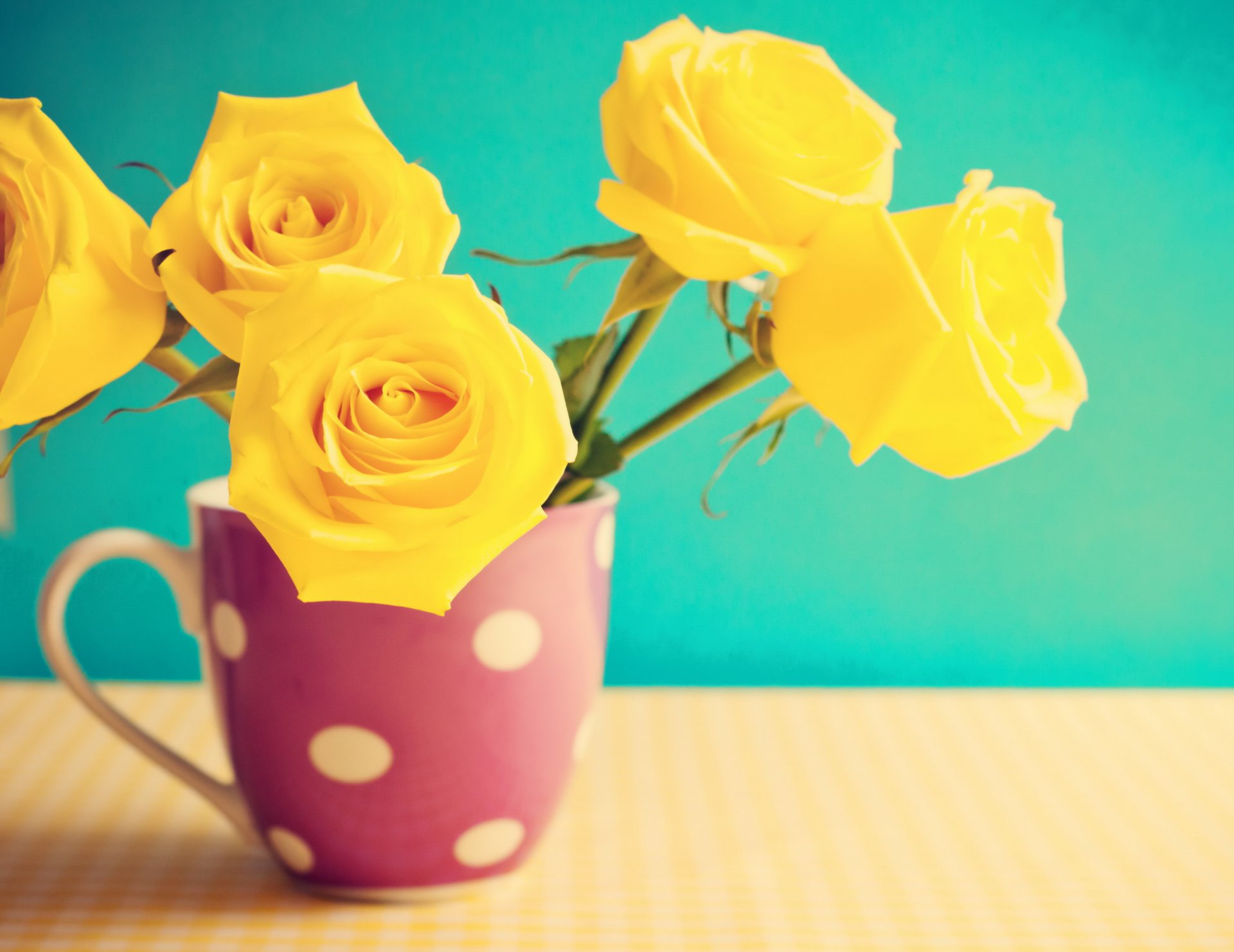 vintage rose fiori vintage tazza tavolo