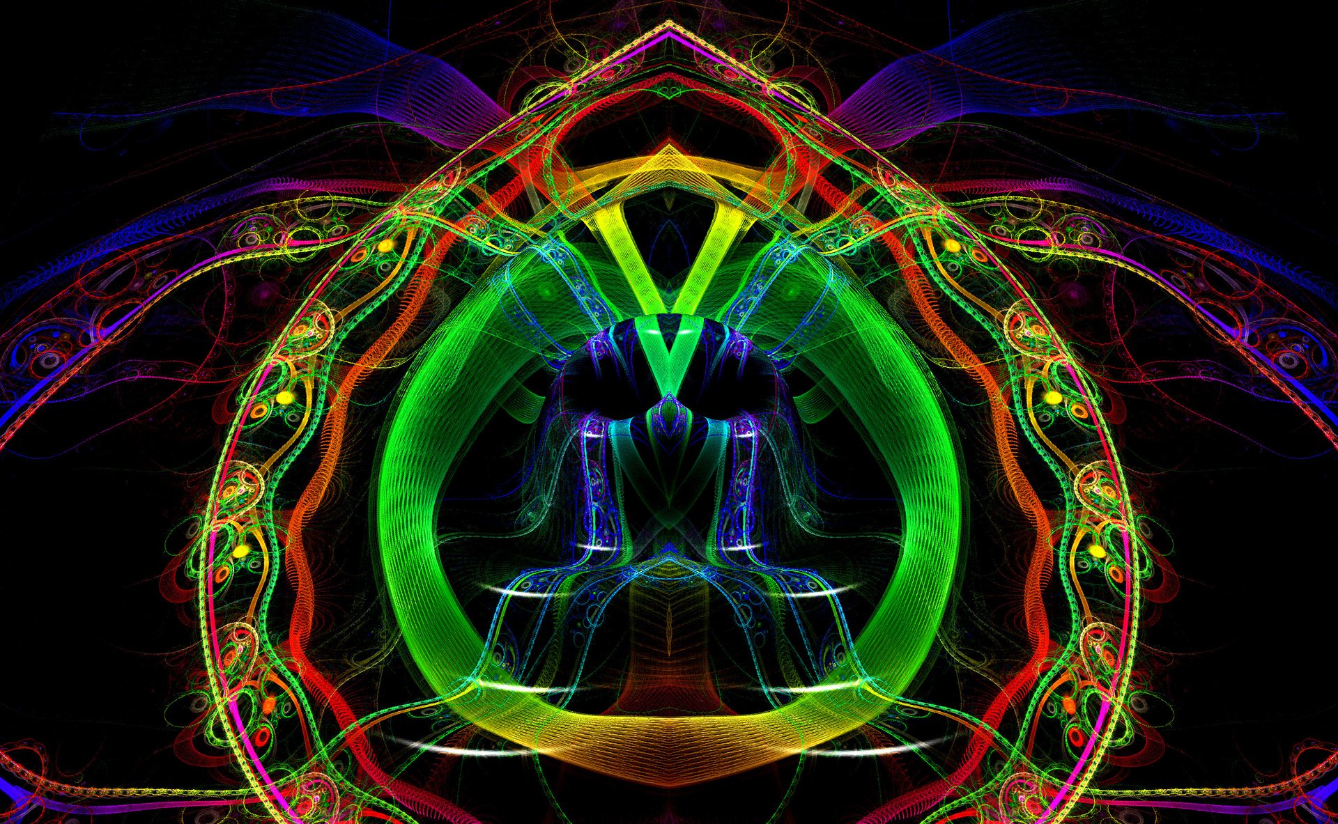 luce colore modello simmetria linee