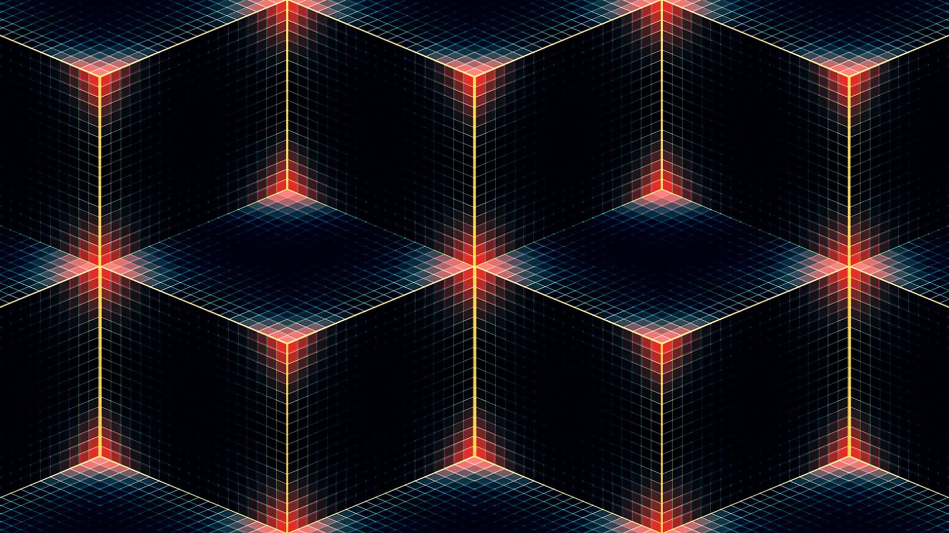 linee angoli cubo cubo crepuscolo colore quadrato rombo