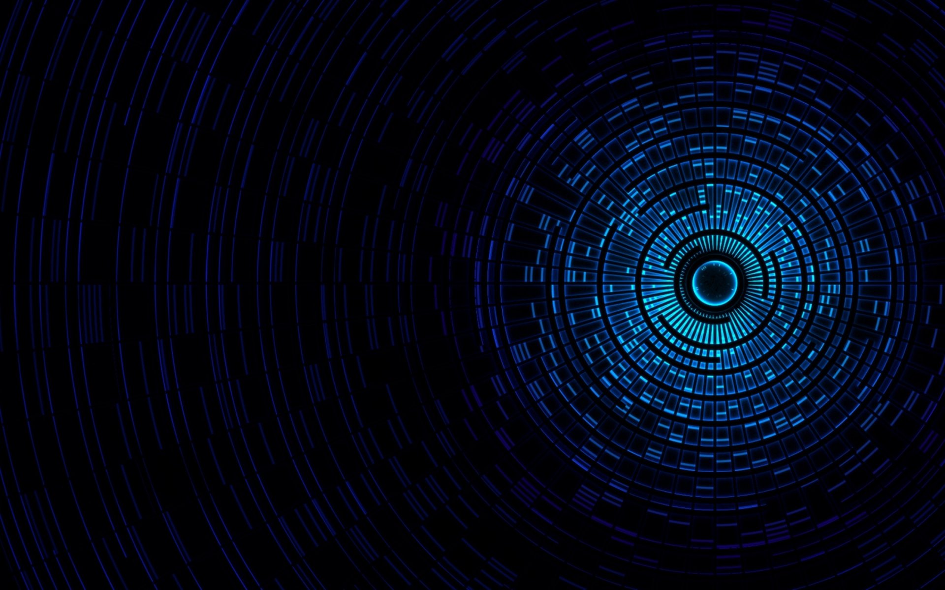 astrazione techno blu