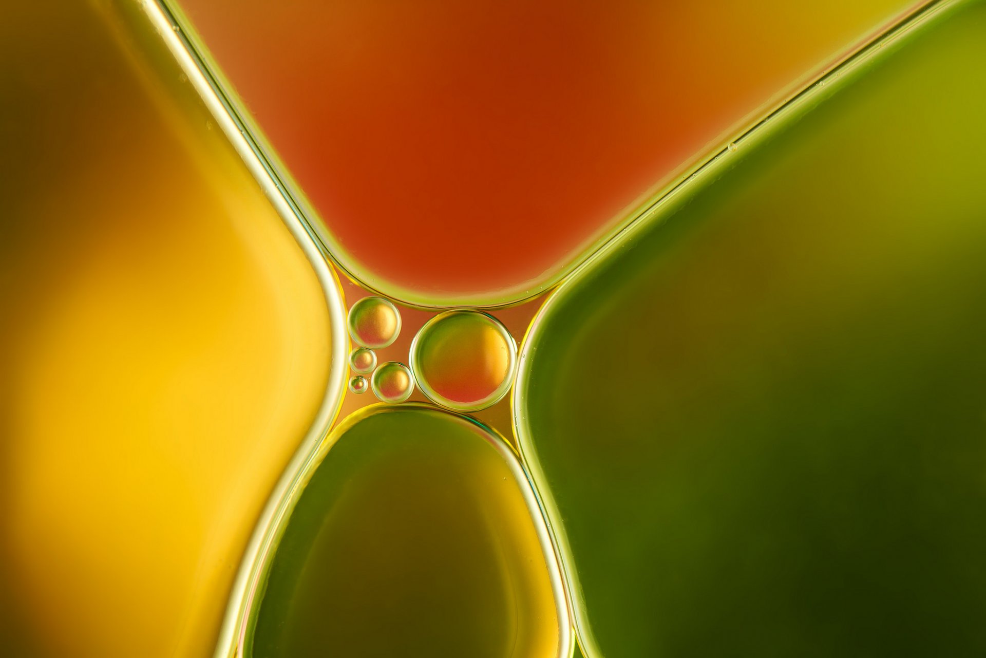 colore volume bolle acqua olio liquido