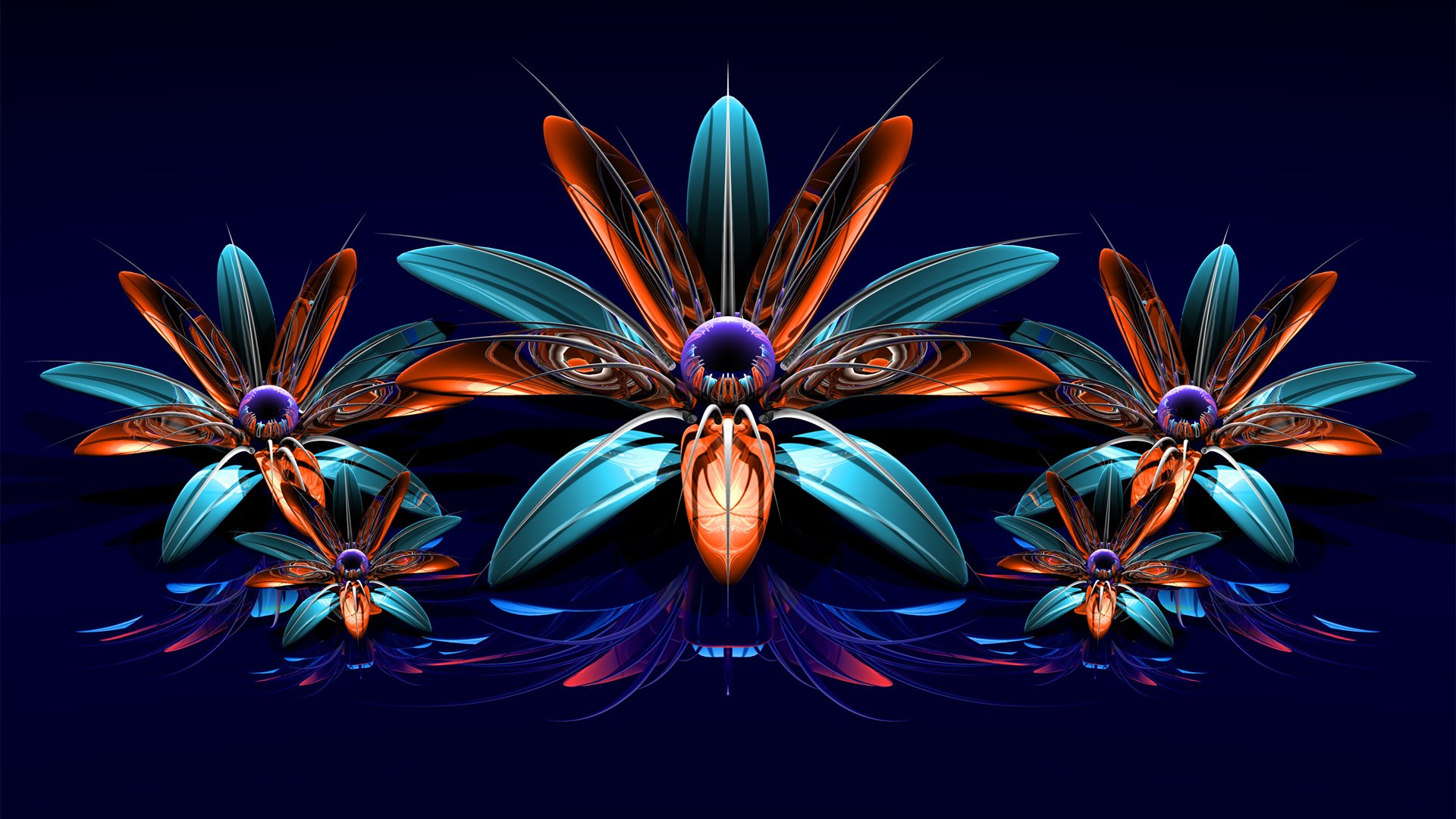 fiori frattale bouquet