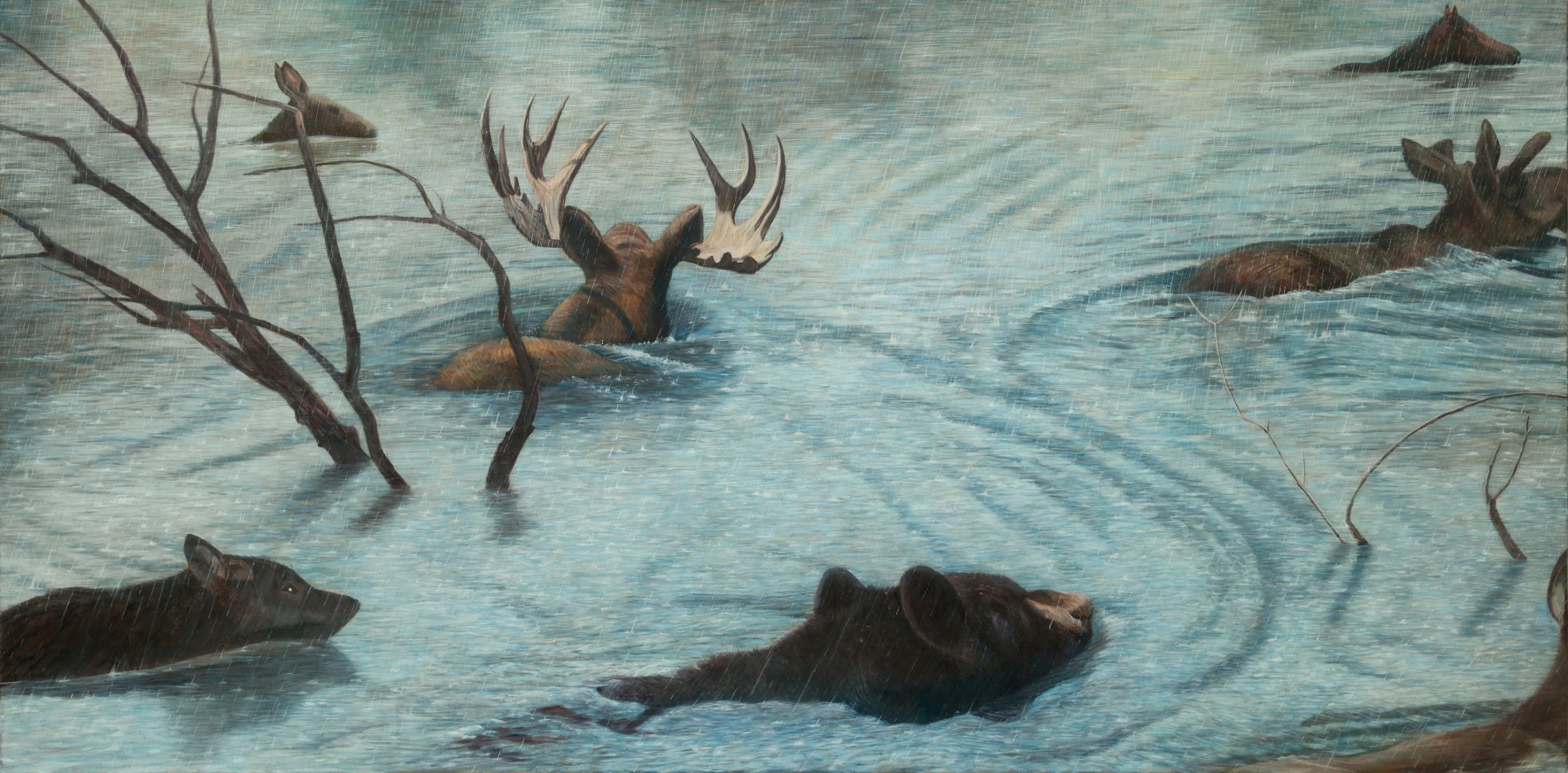 christer karlstad pittore norvegese pittura giona inghiottito da una balena