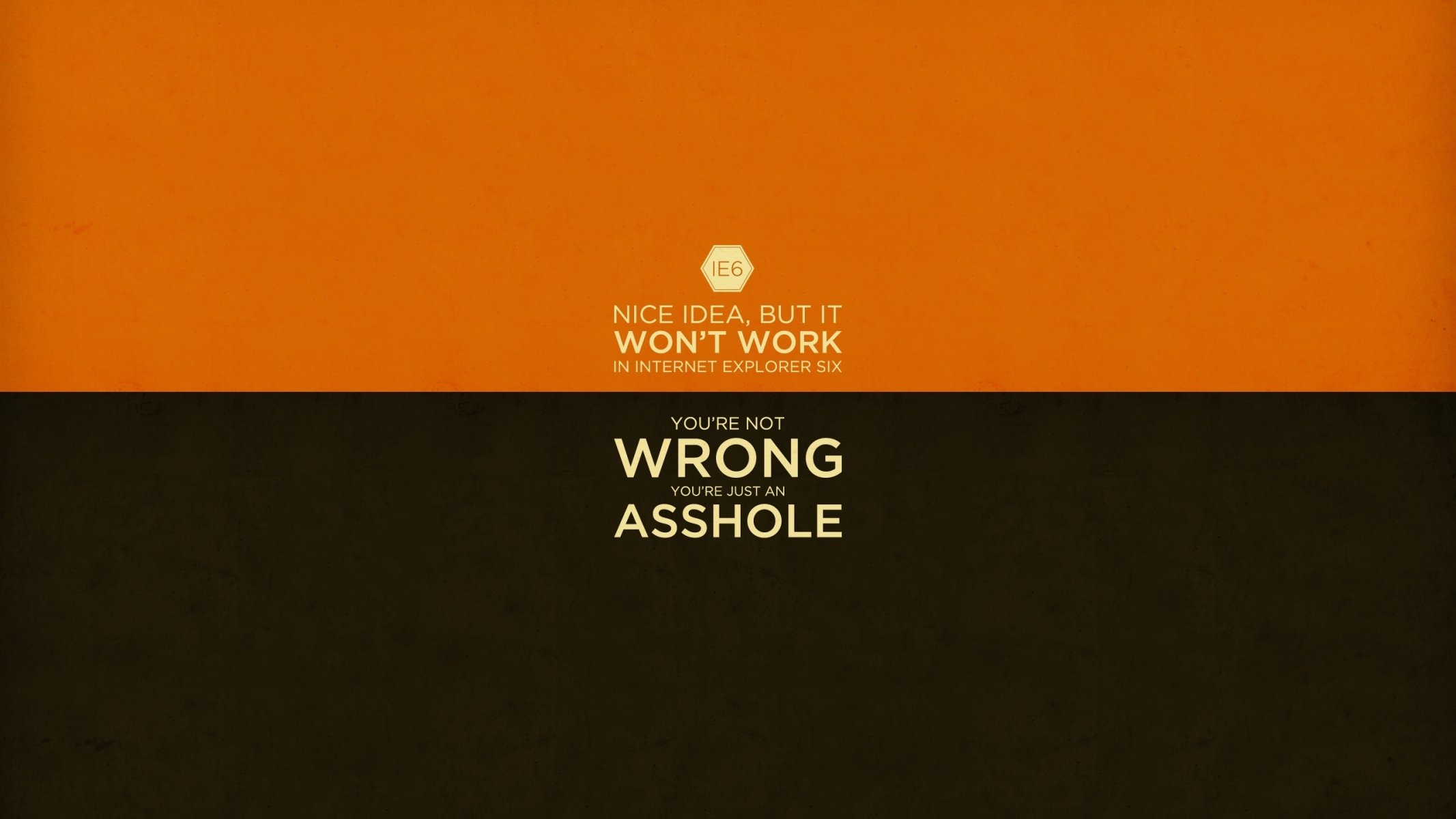 minimalismo iscrizione arancione carta da parati