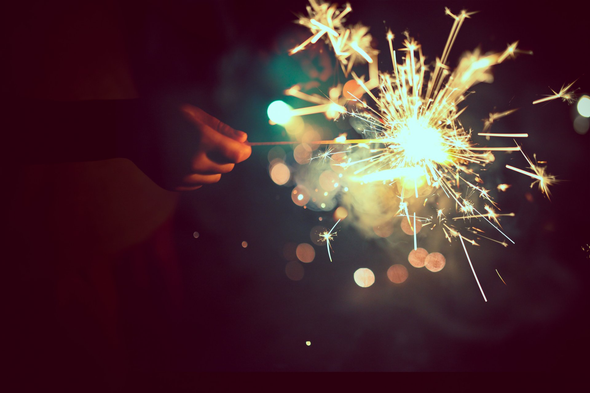 sparkler fuoco scintille