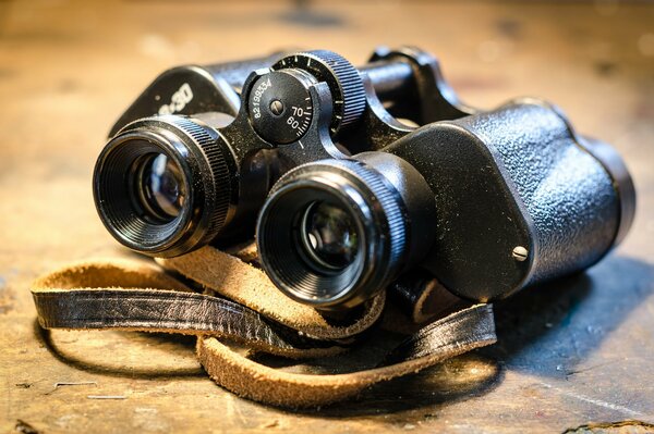 Binocolo nero bellissimo Vintage