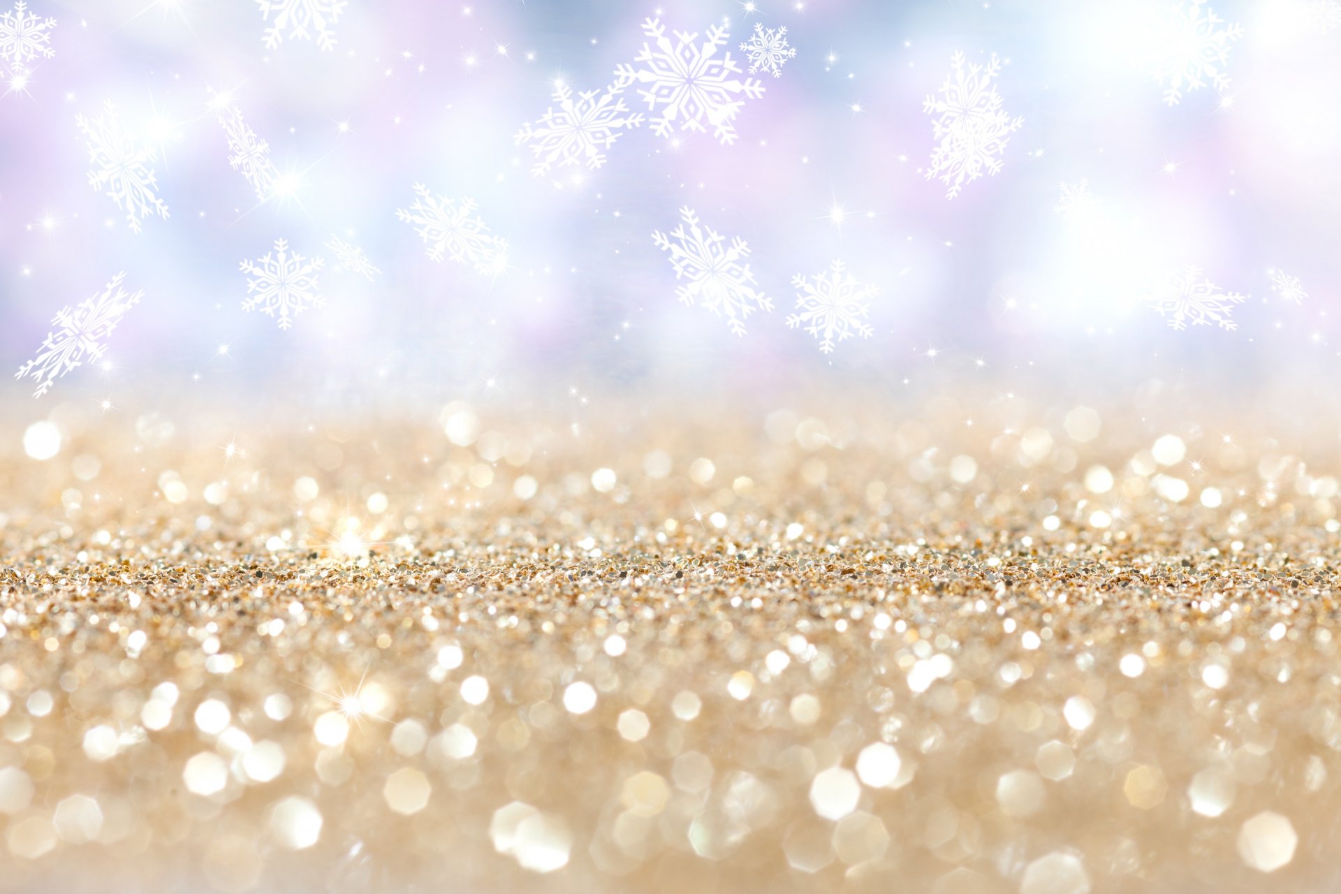 fiocchi di neve bokeh