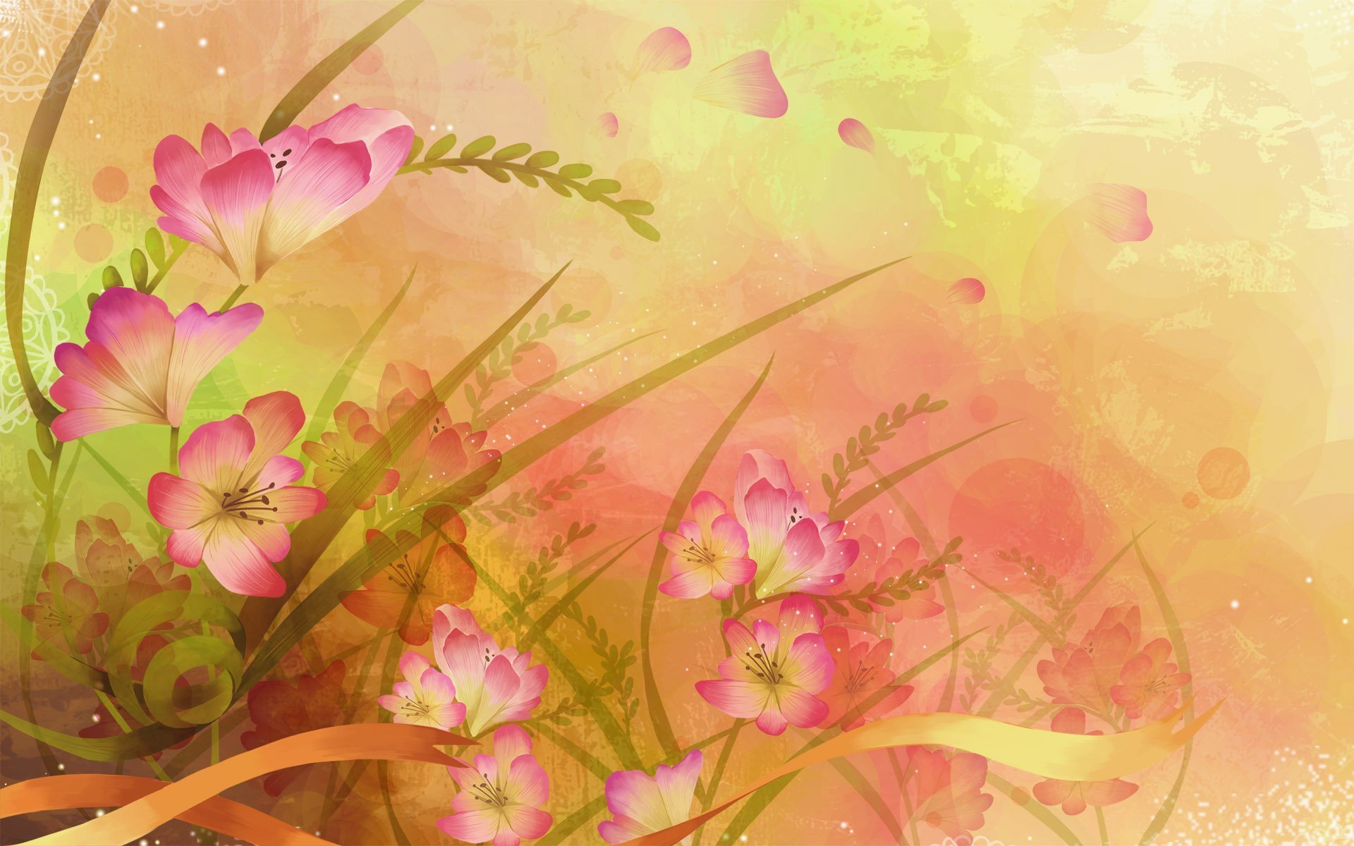 fiori sfondo astrazione