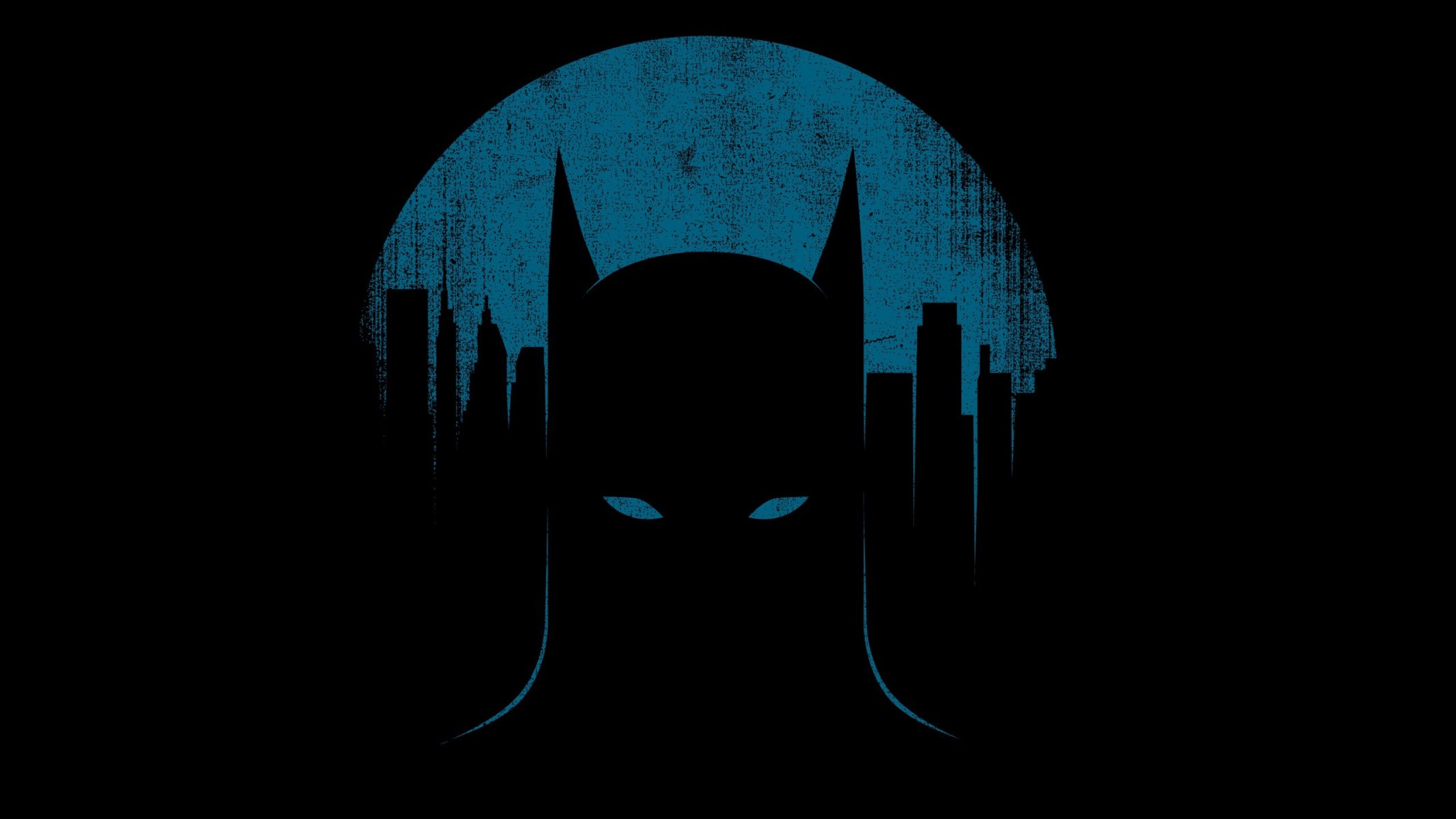 batman città silhouette batman