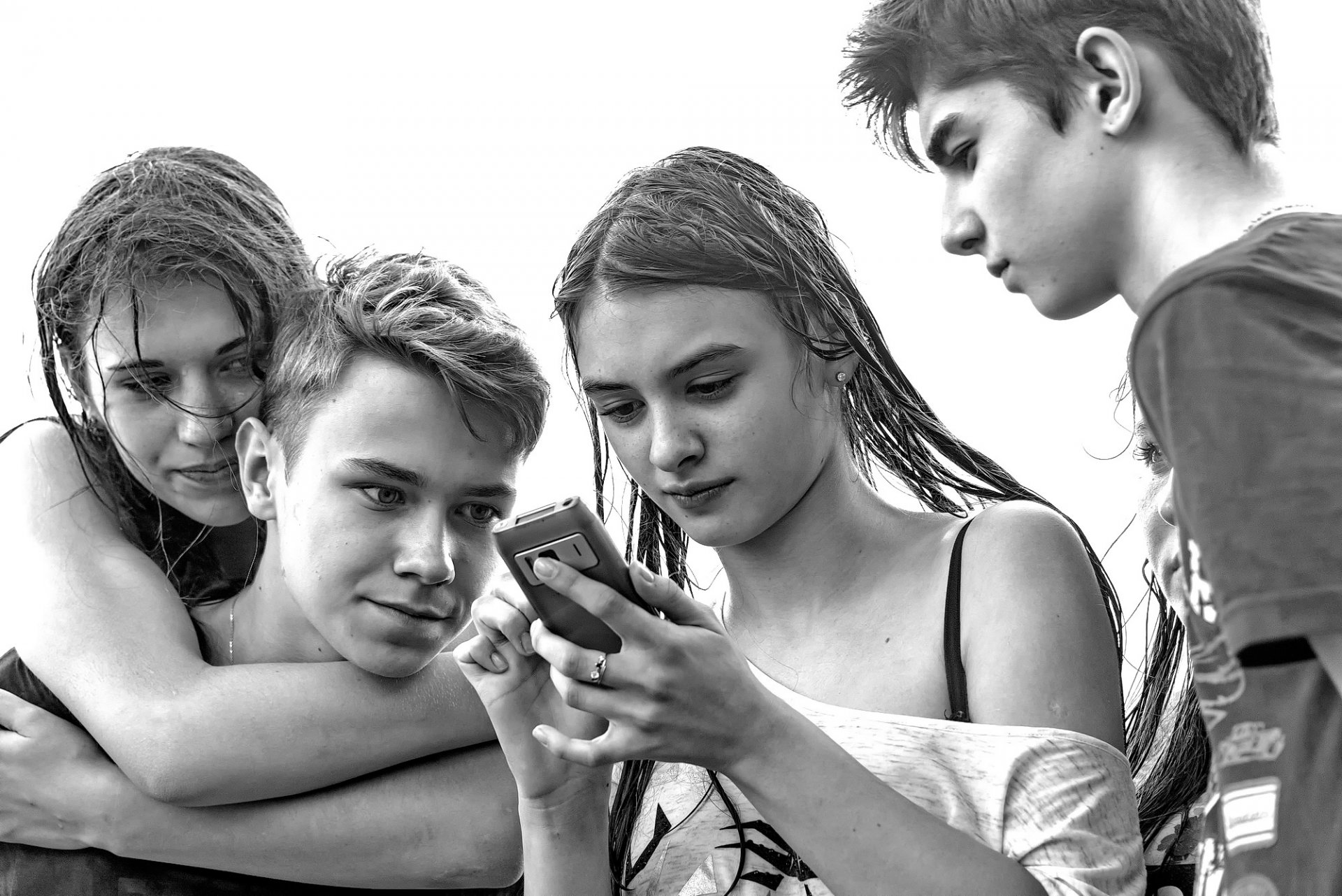 giovane e bella adolescenti amici bh