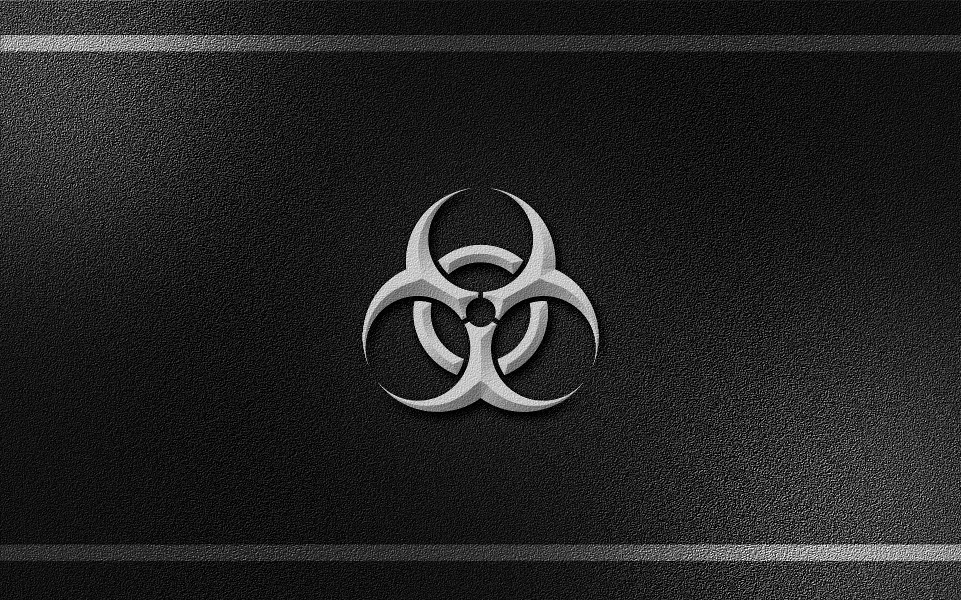 biologicamente pericoloso nero plastica