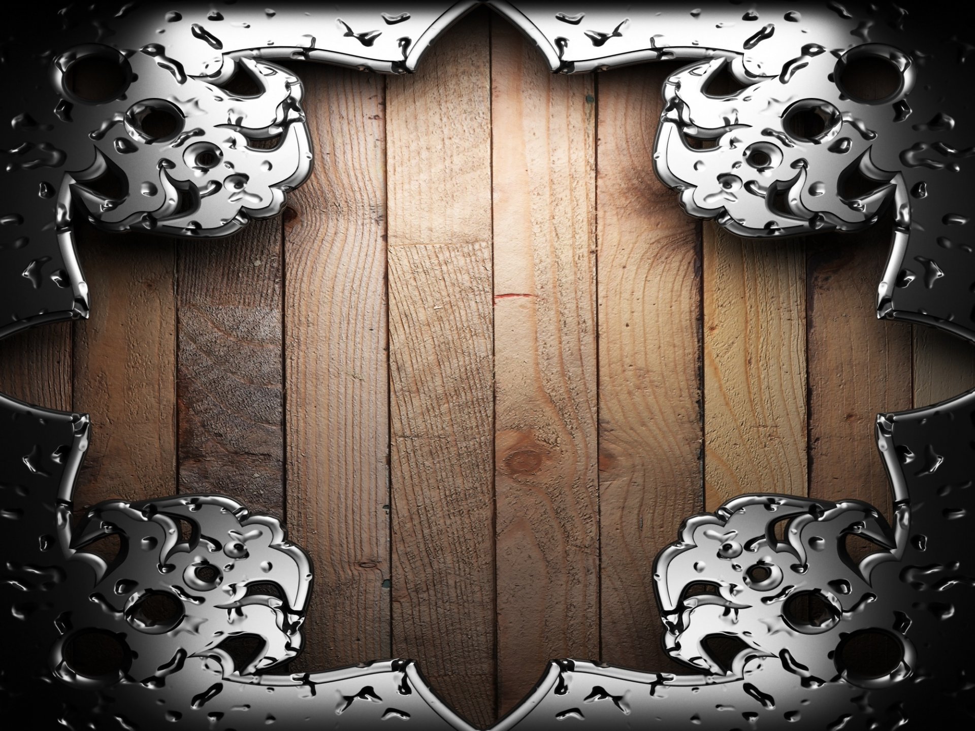 legno metallo intaglio