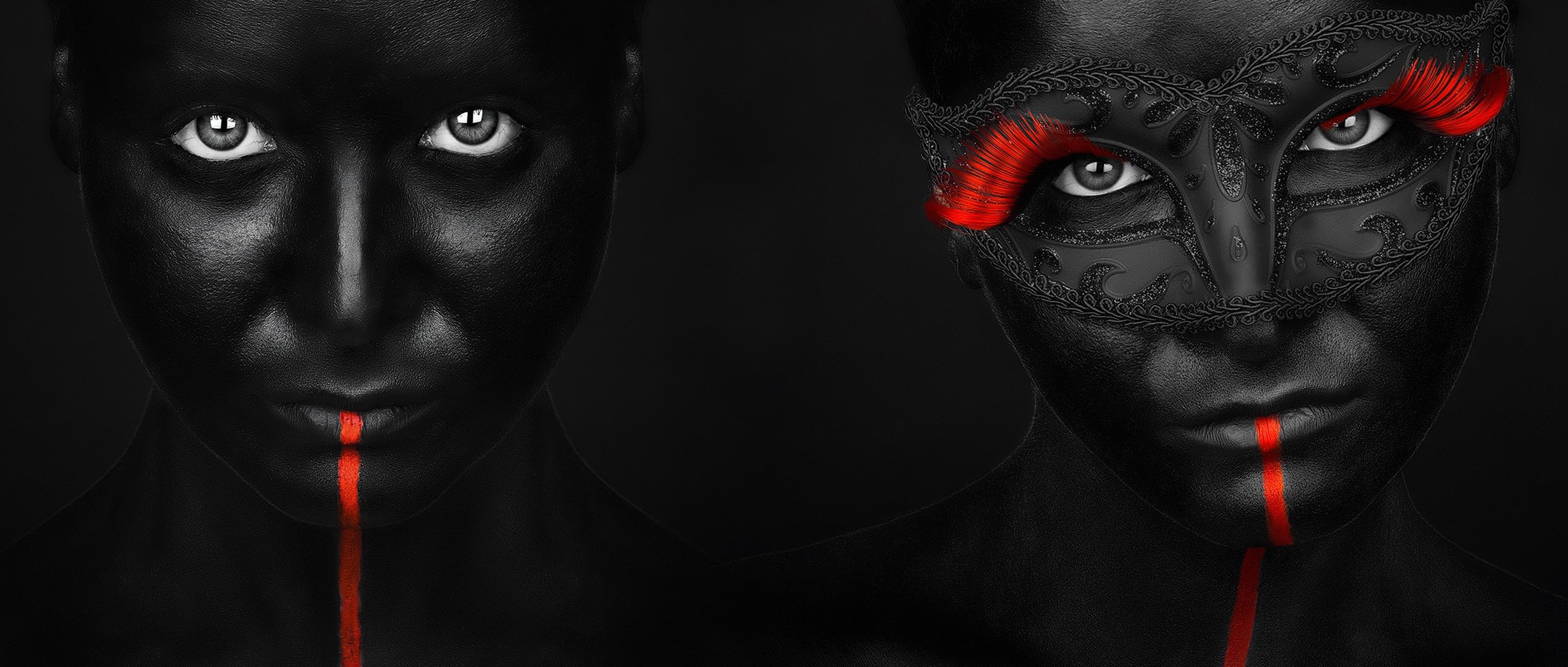 dark passion petko petkov ritratto maschera sfondo