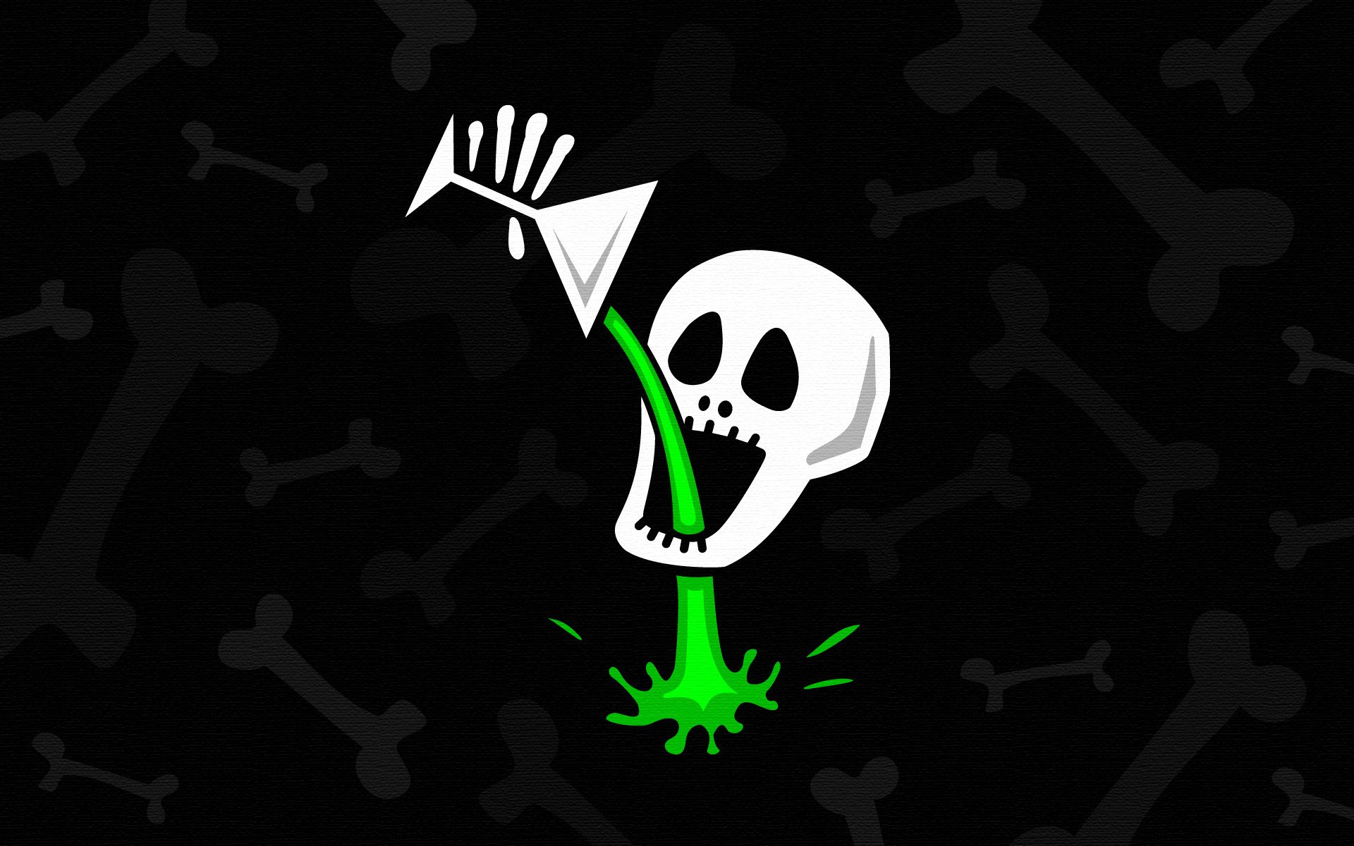 cranio bicchiere bevanda ossa