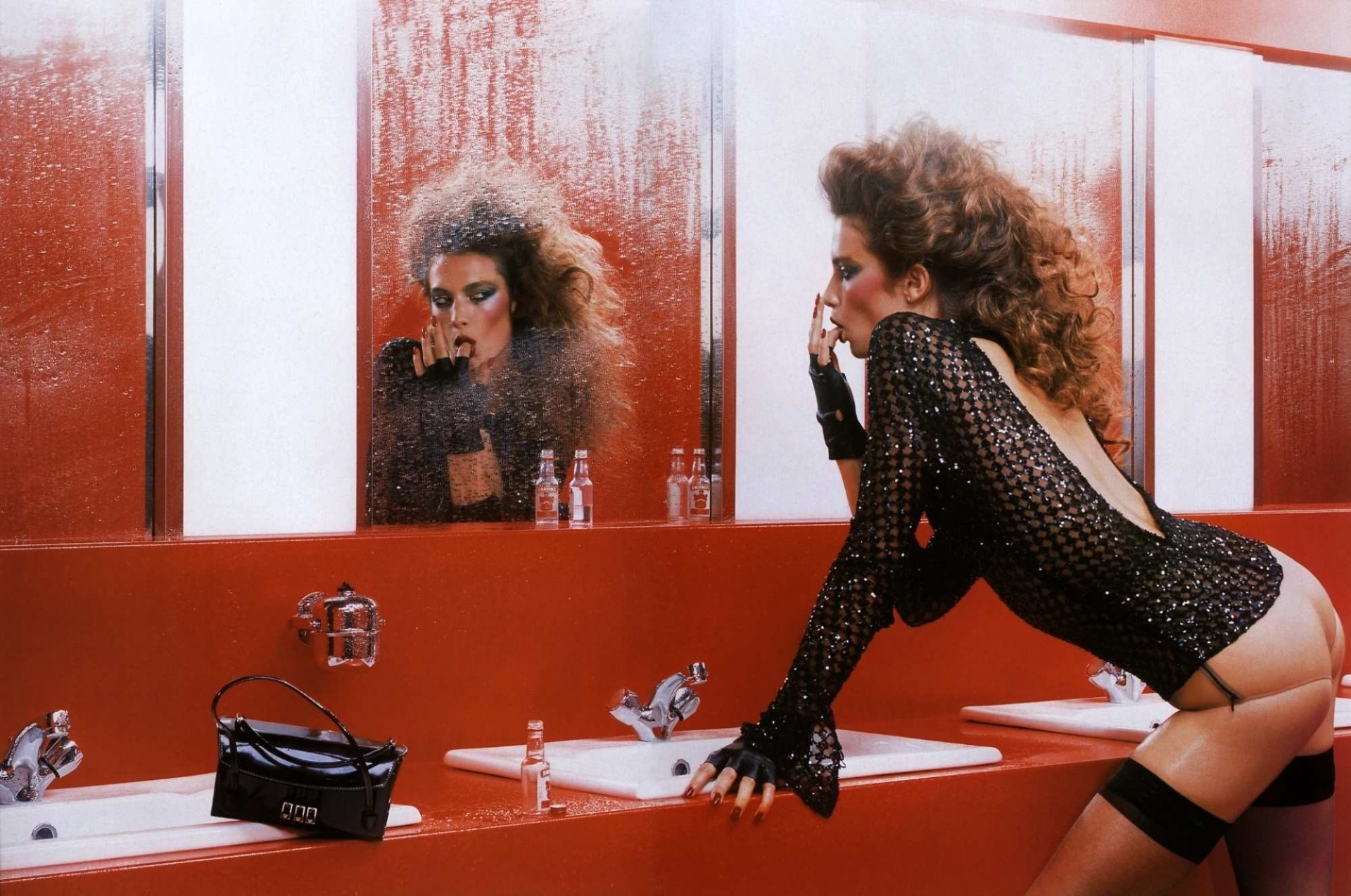 glamour borsetta toilette specchio