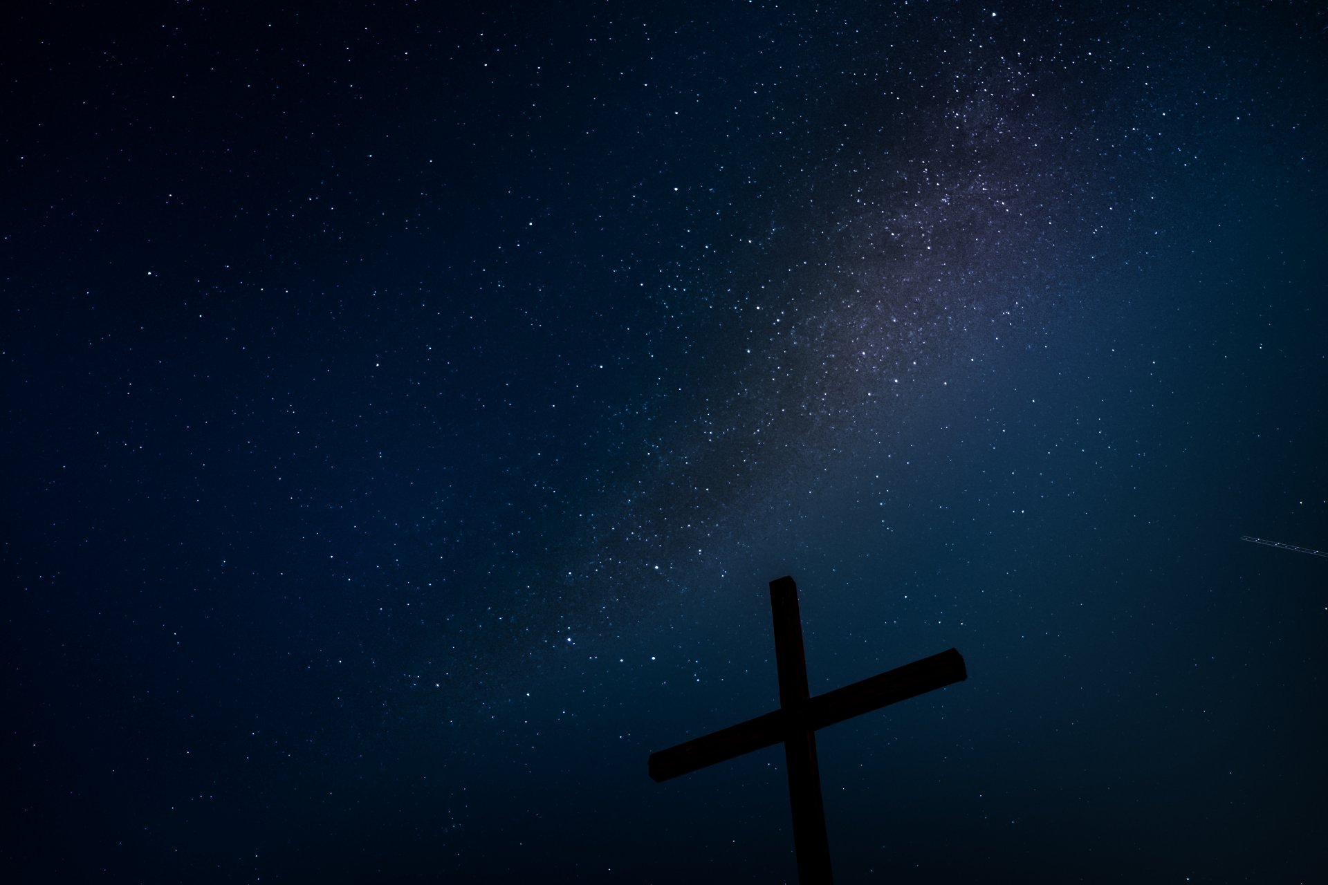 stelle notte via lattea croce