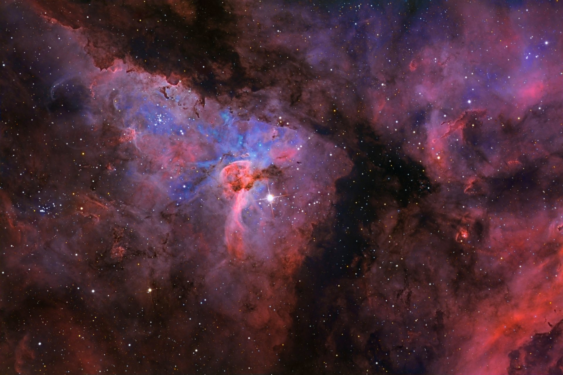 nebulosa della chiglia ngc3372 costellazione spazio universo cosmo