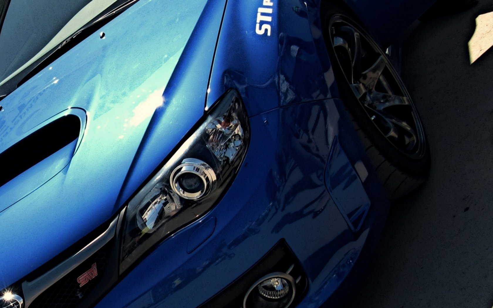 auto impreza blu auto subaru