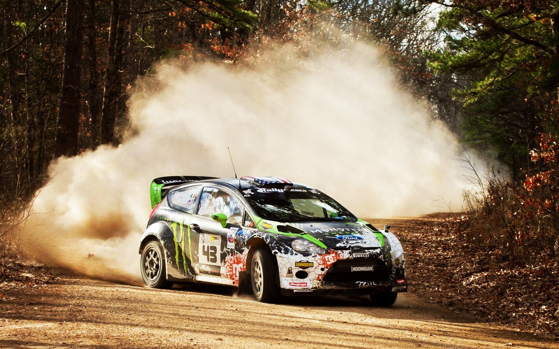 rocce deriva rally ford fiesta fango 2012