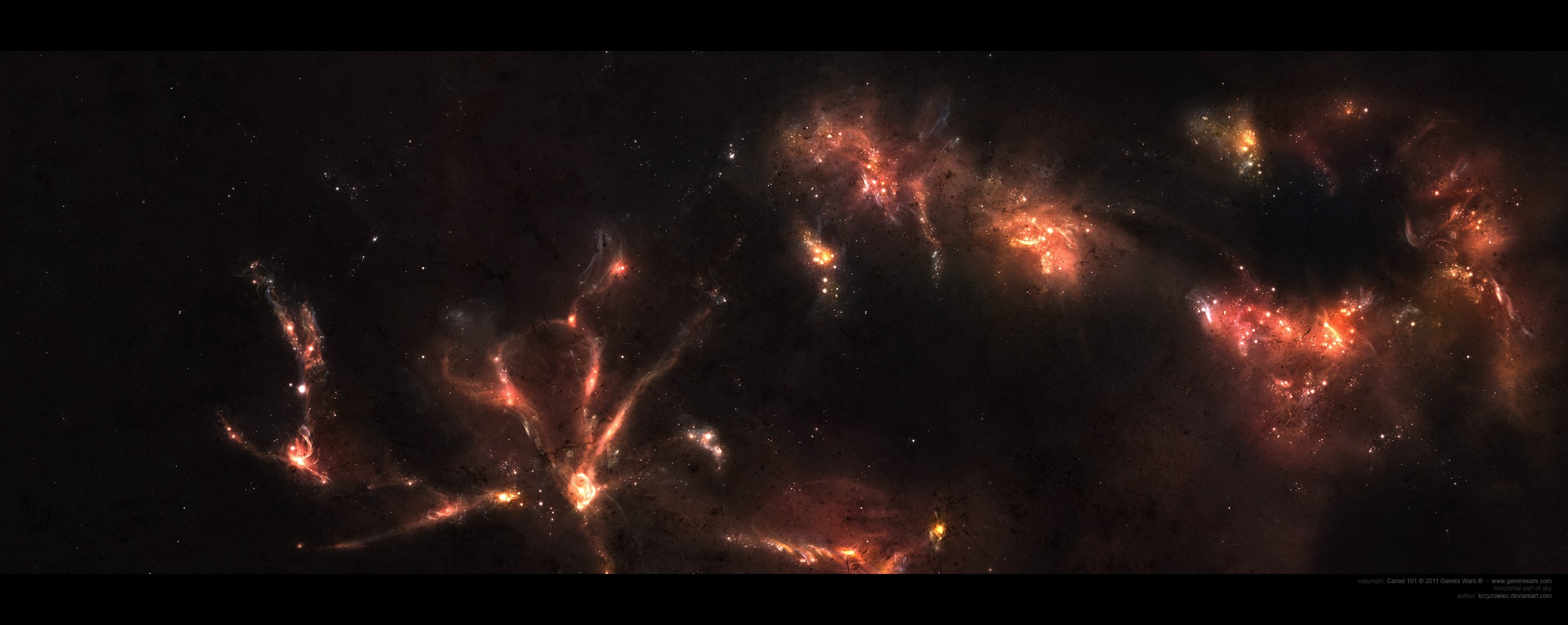 spazio bagliore nebulosa stelle costellazione