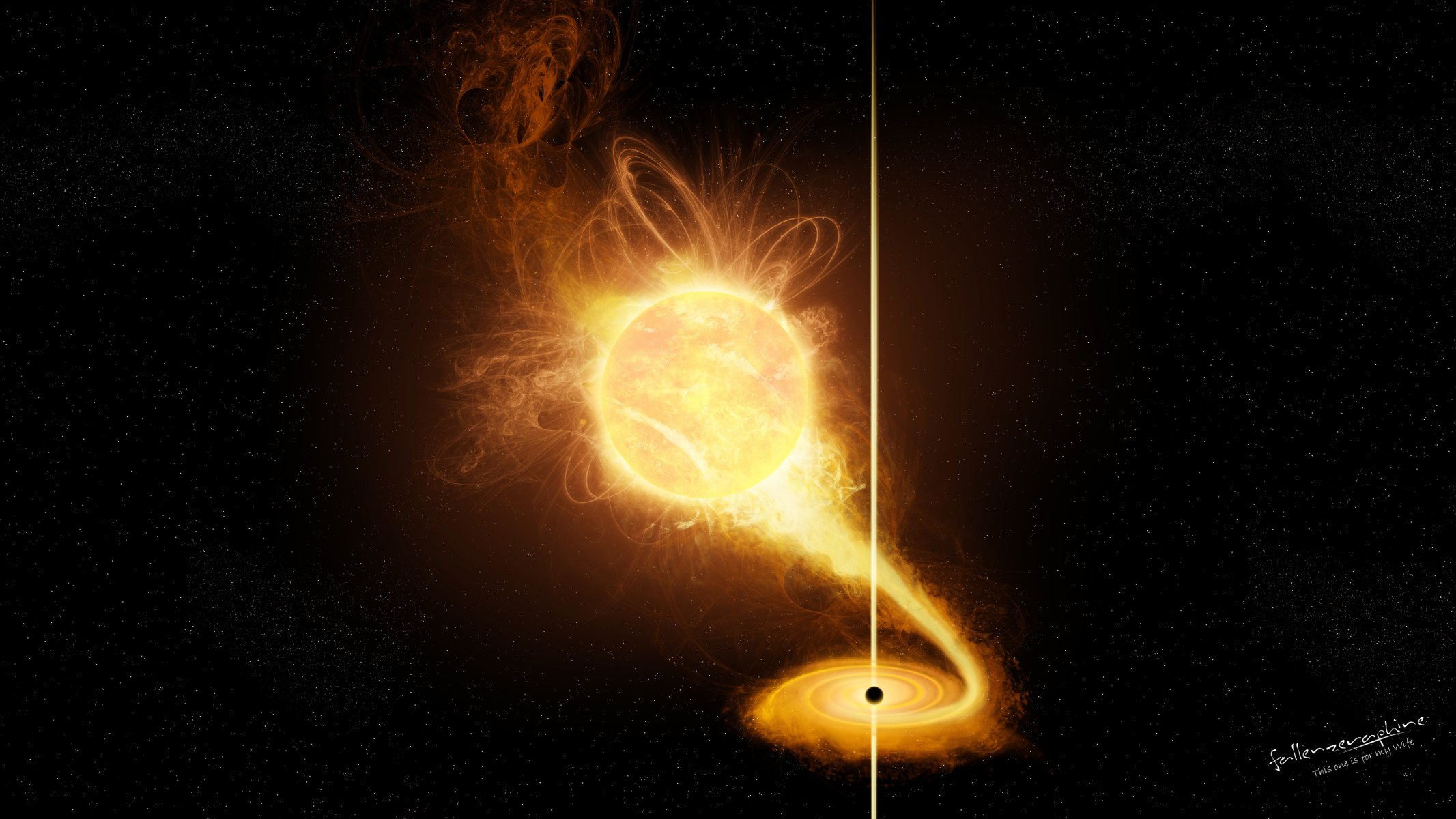 stella supernova doppia radiazione luce