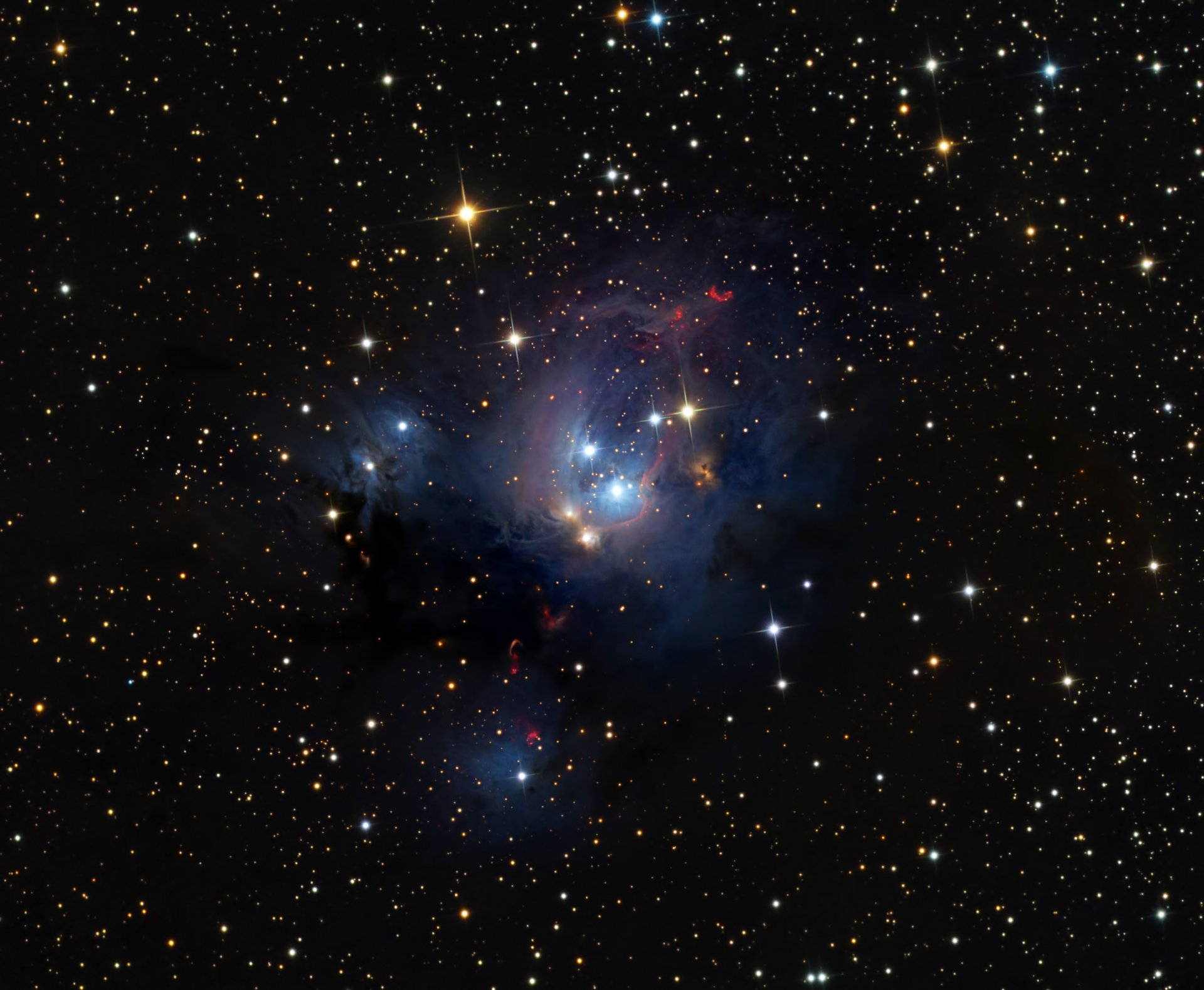 nebulosa ngc 7129 stelle cefeo