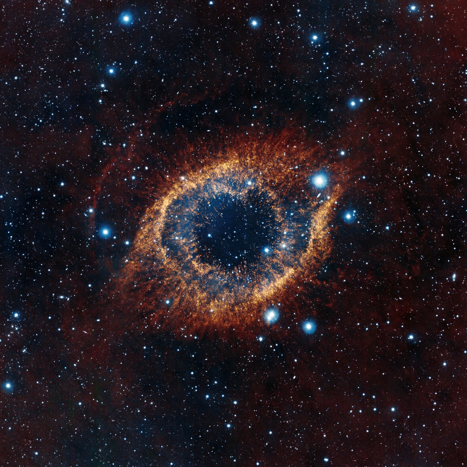 spirale nebulosa lumaca costellazione acquario
