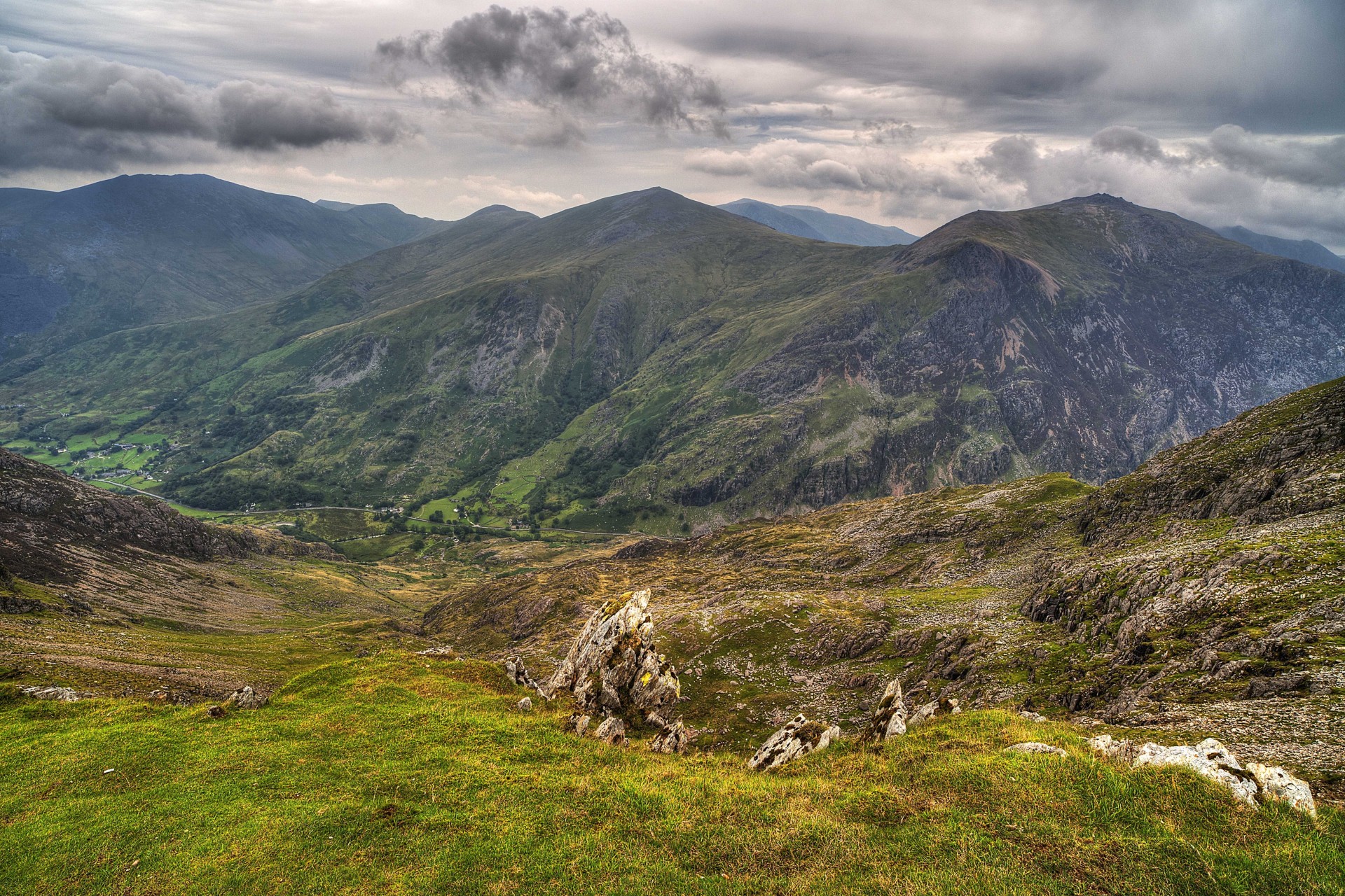 regno unito paesaggio montagne snowdonia