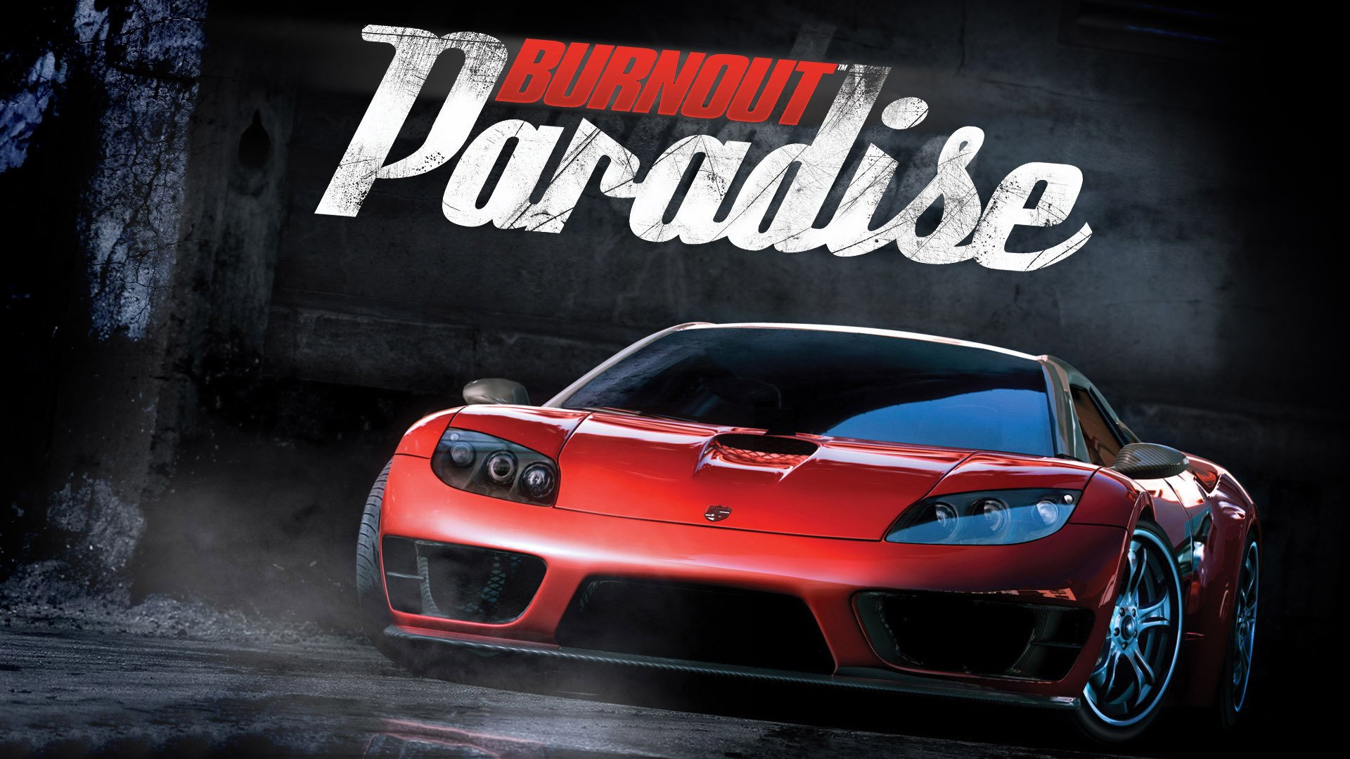 burnout paradise asfalto bagnato vapore