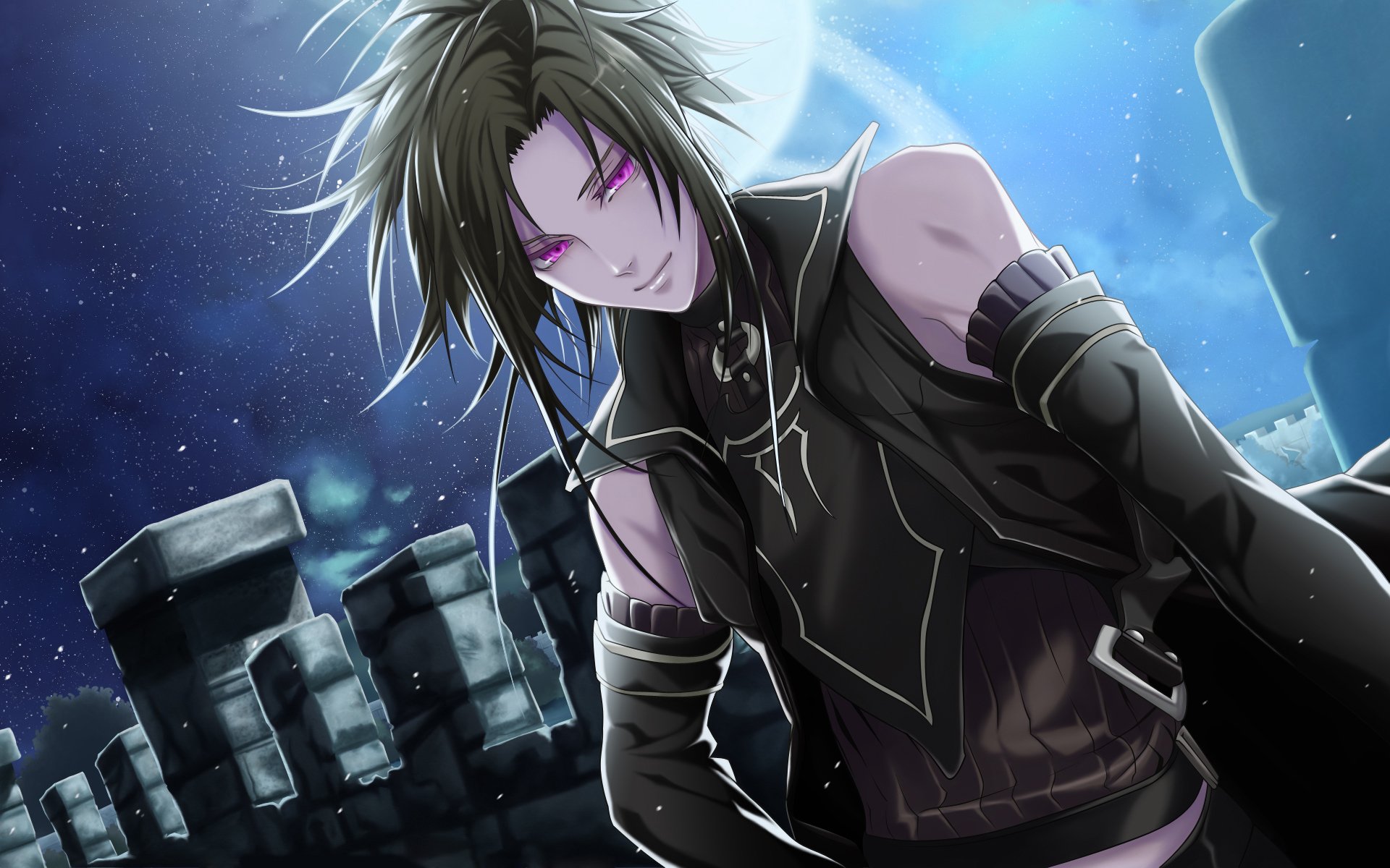 bacchetta di fortuna alvaro garay fidanzato sorriso notte luna stelle