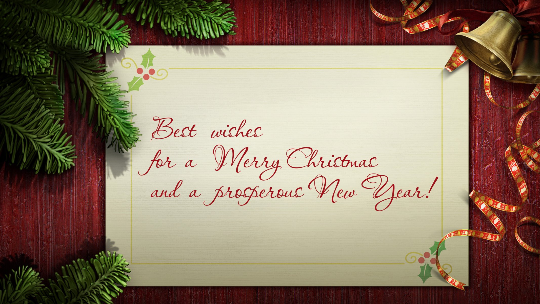 natale vacanze parole congratulazioni campane ramo abete rosso