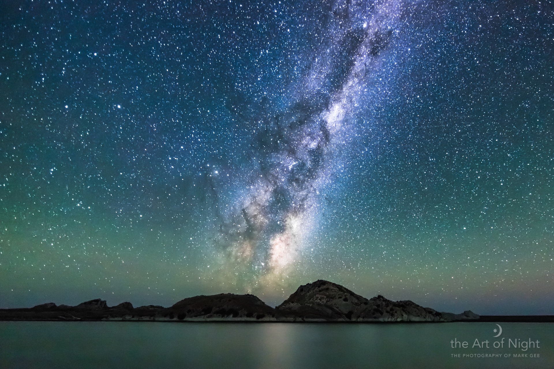 mark g fotografo mare montagna cielo stelle via lattea paesaggio