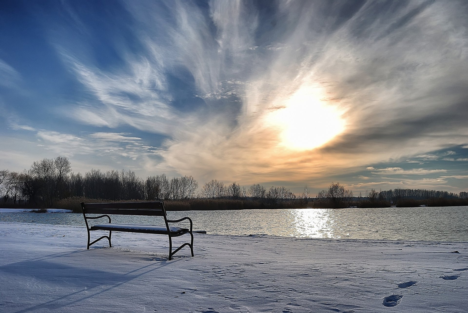 negozio inverno neve